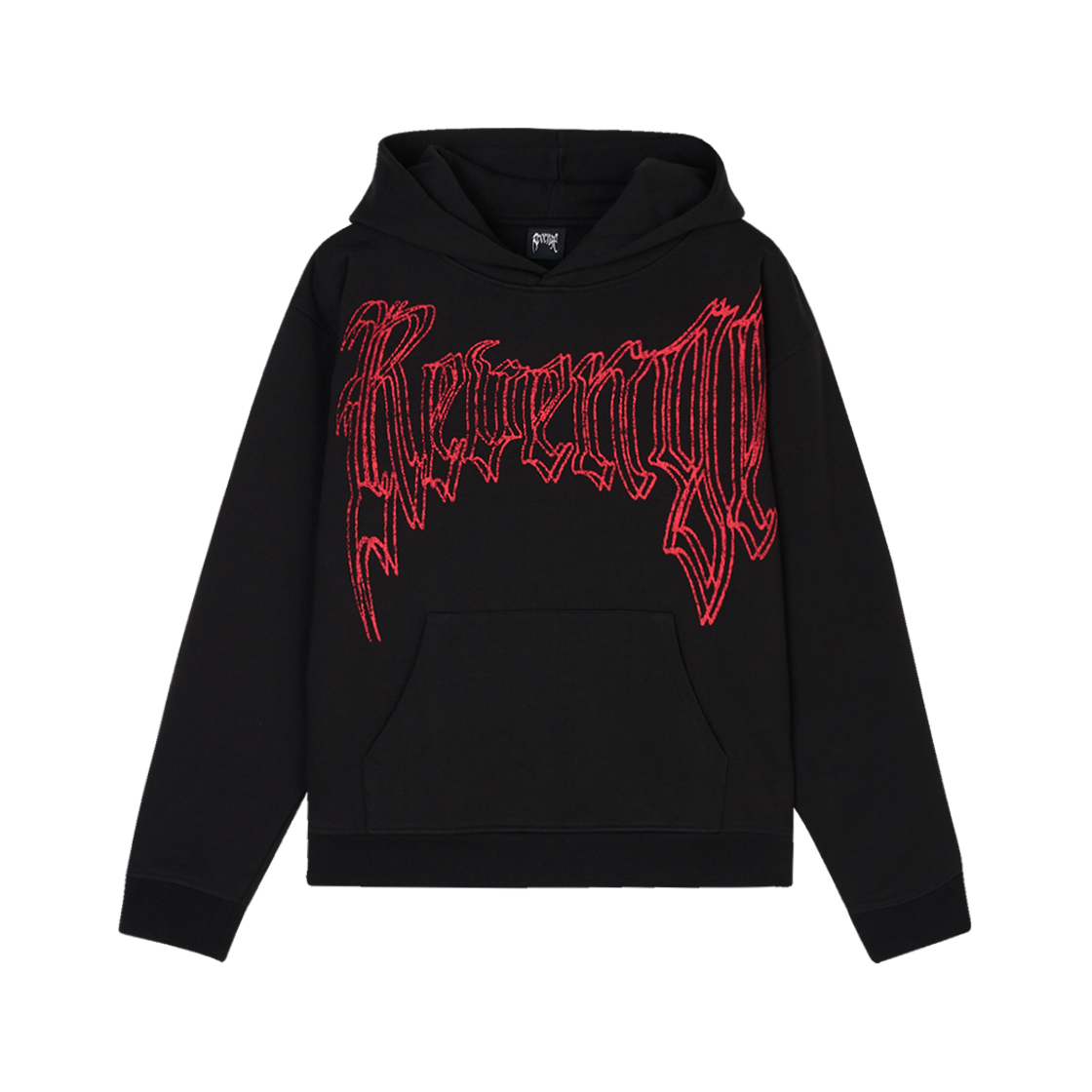 KM5BTSHRG09BK Revenge Paralysis Hoodie Black - 25SS