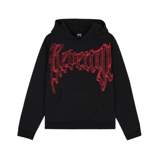 KM5BTSHRG09BK Revenge Paralysis Hoodie Black - 25SS