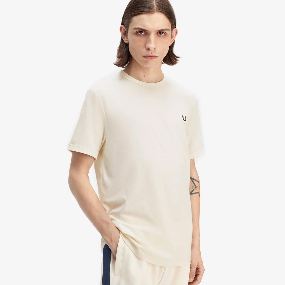 프레드페리 링어 티셔츠 에크루(Fred Perry Ringer T-Shirt Ecru) - 4