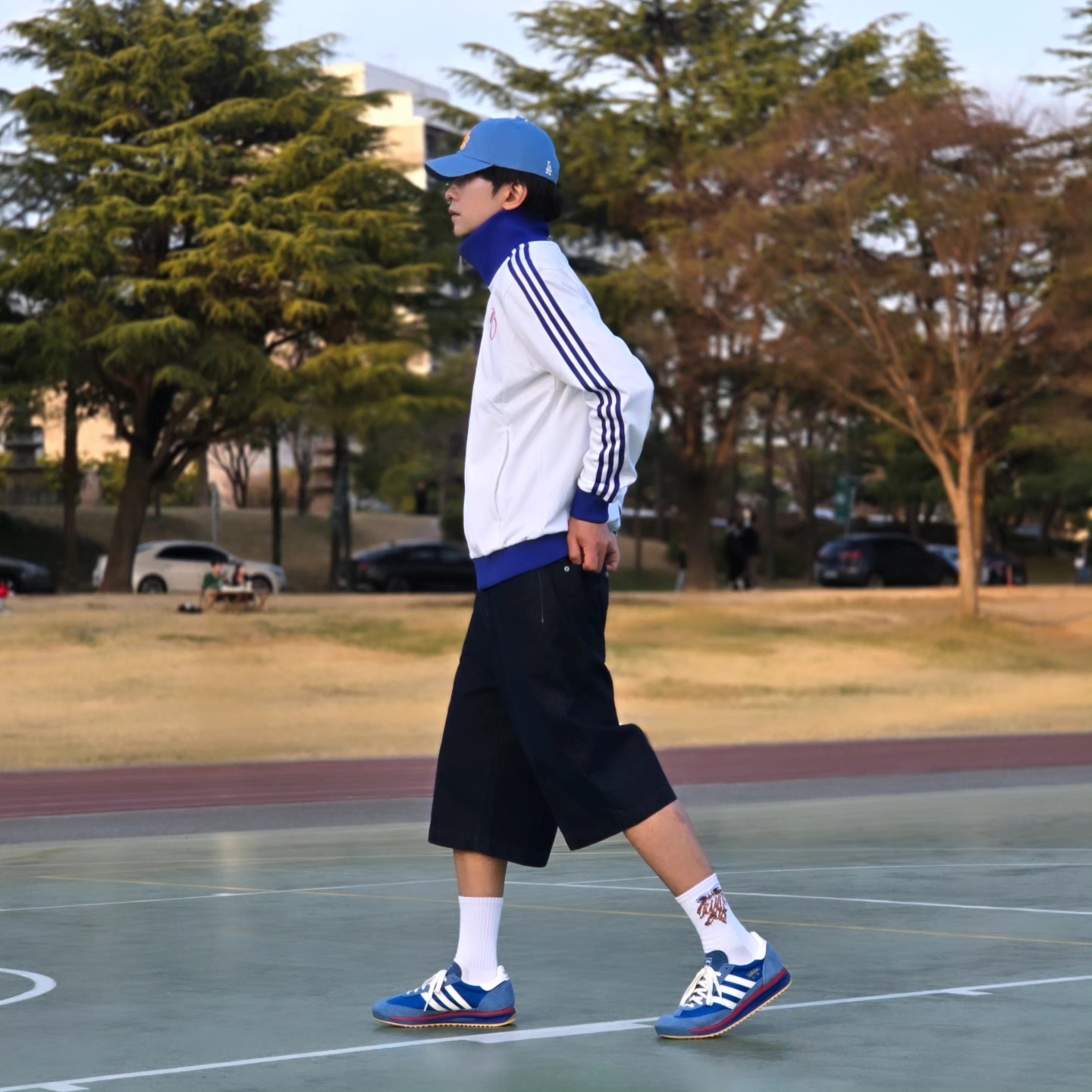 Adidas Jude Bellingham Sports Jacket White - KR Sizing, Adidas Jude Bellingham Sports Jacket White - US Sizing 착용 스타일 - 7