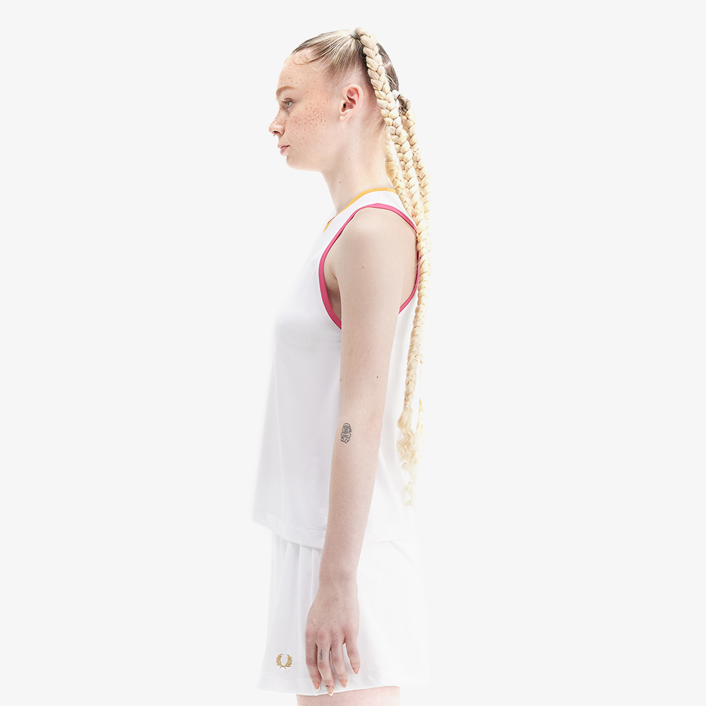 프레드페리 우먼즈 테니스 슬리브리스 화이트(Fred Perry Womens Tennis Sleeveless White) - 3