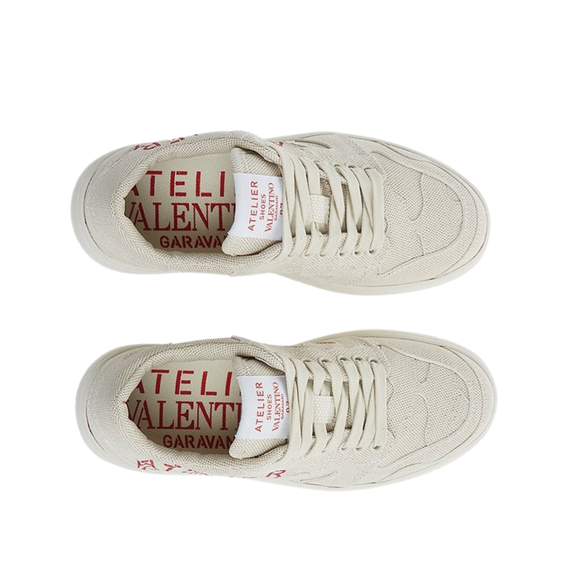 (W) 발렌티노 아틀리에 스니커즈 내츄럴((W) Valentino Atelier Sneakers Natural) - 2