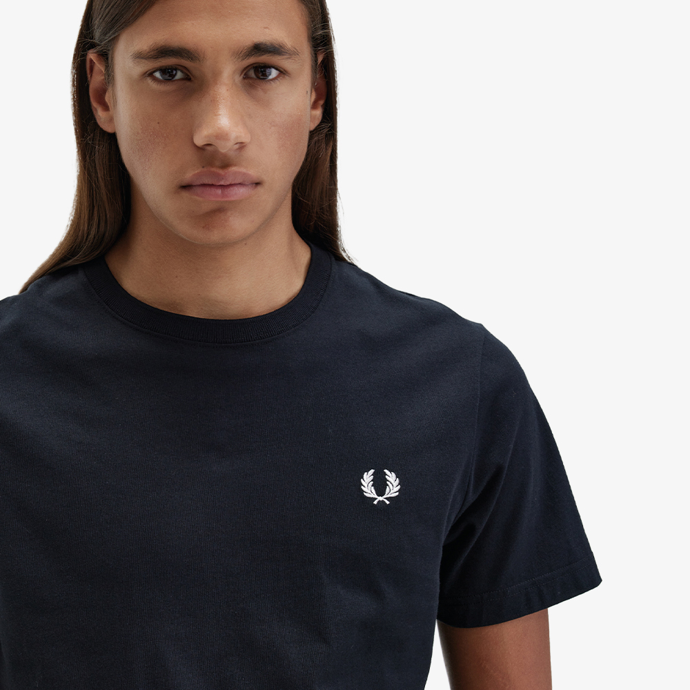 프레드페리 크루넥 티셔츠 블랙(Fred Perry Crew Neck T-Shirt Black) - 5