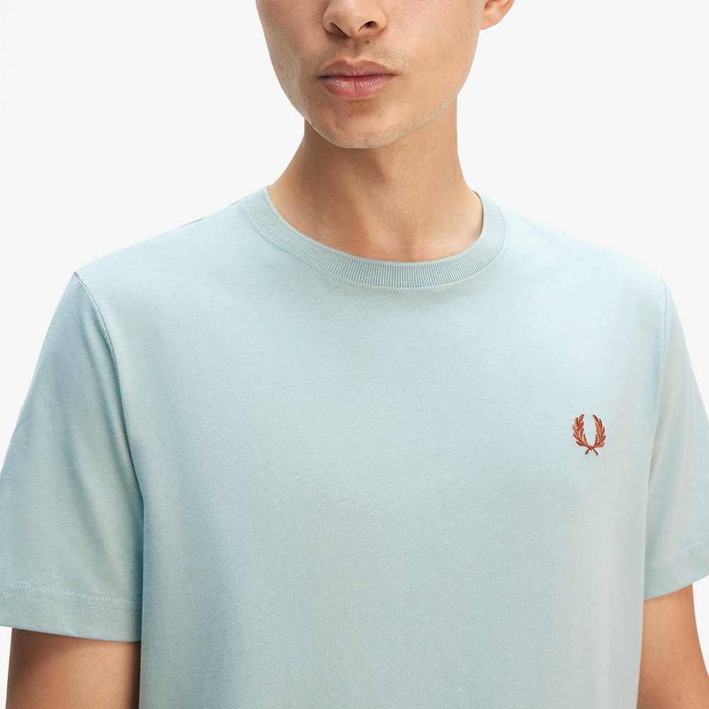 프레드페리 크루넥 티셔츠 실버 블루(Fred Perry Crew Neck T-Shirt Silver Blue) - 4