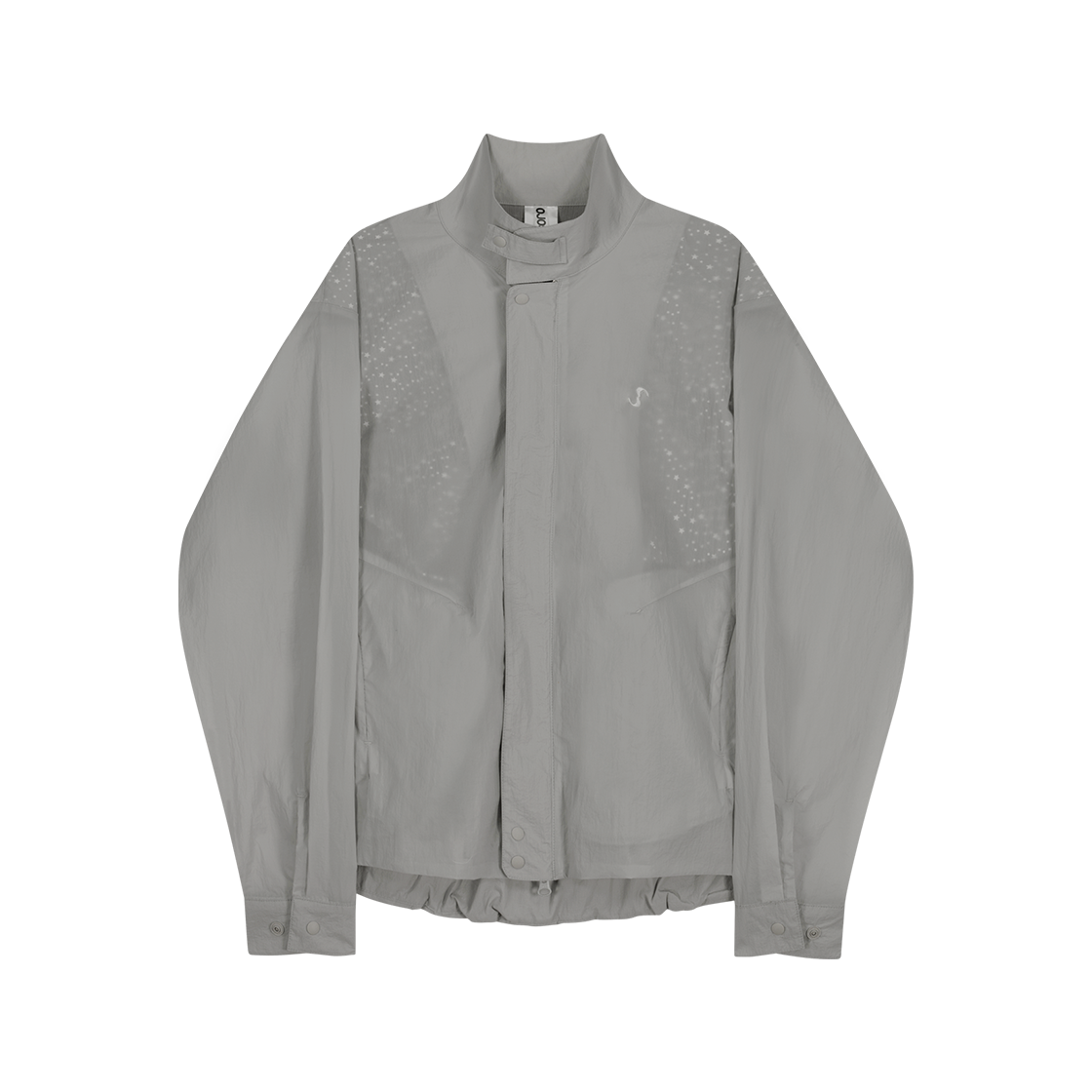 ◆ojos◆ Layered Sheer Blouson Warm Grey 25SS-OT02-WGR Layered Sheer Blouson / Warm Grey - ojos | 60% - Asian