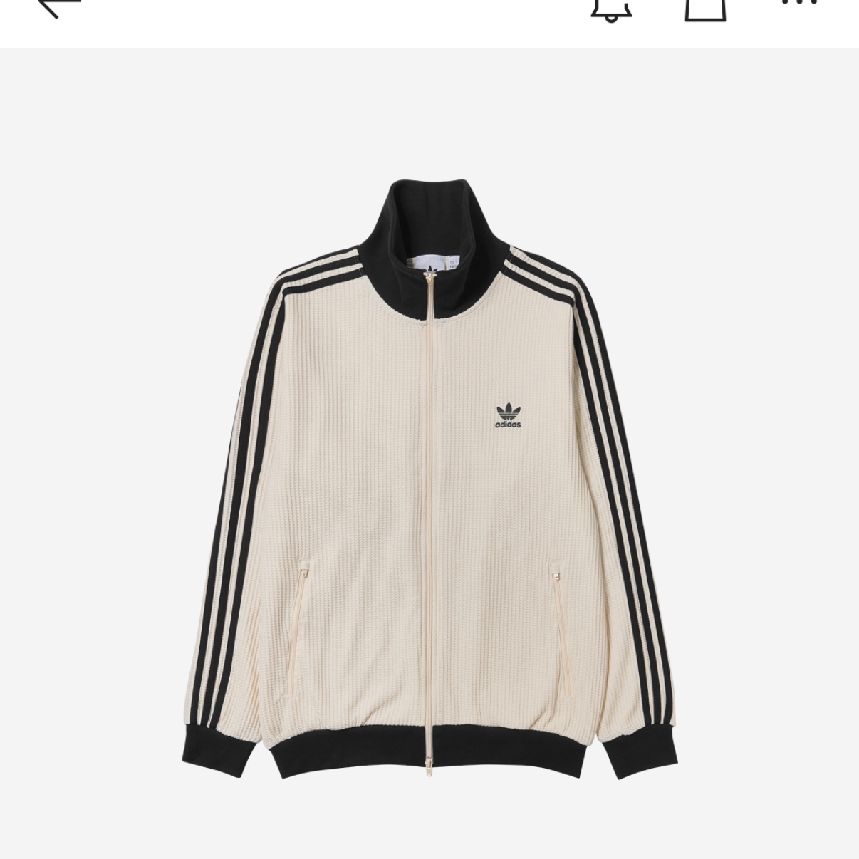 Adidas Waffle Beckenbauer Track Top Wonder White - KR Sizing 착용 스타일