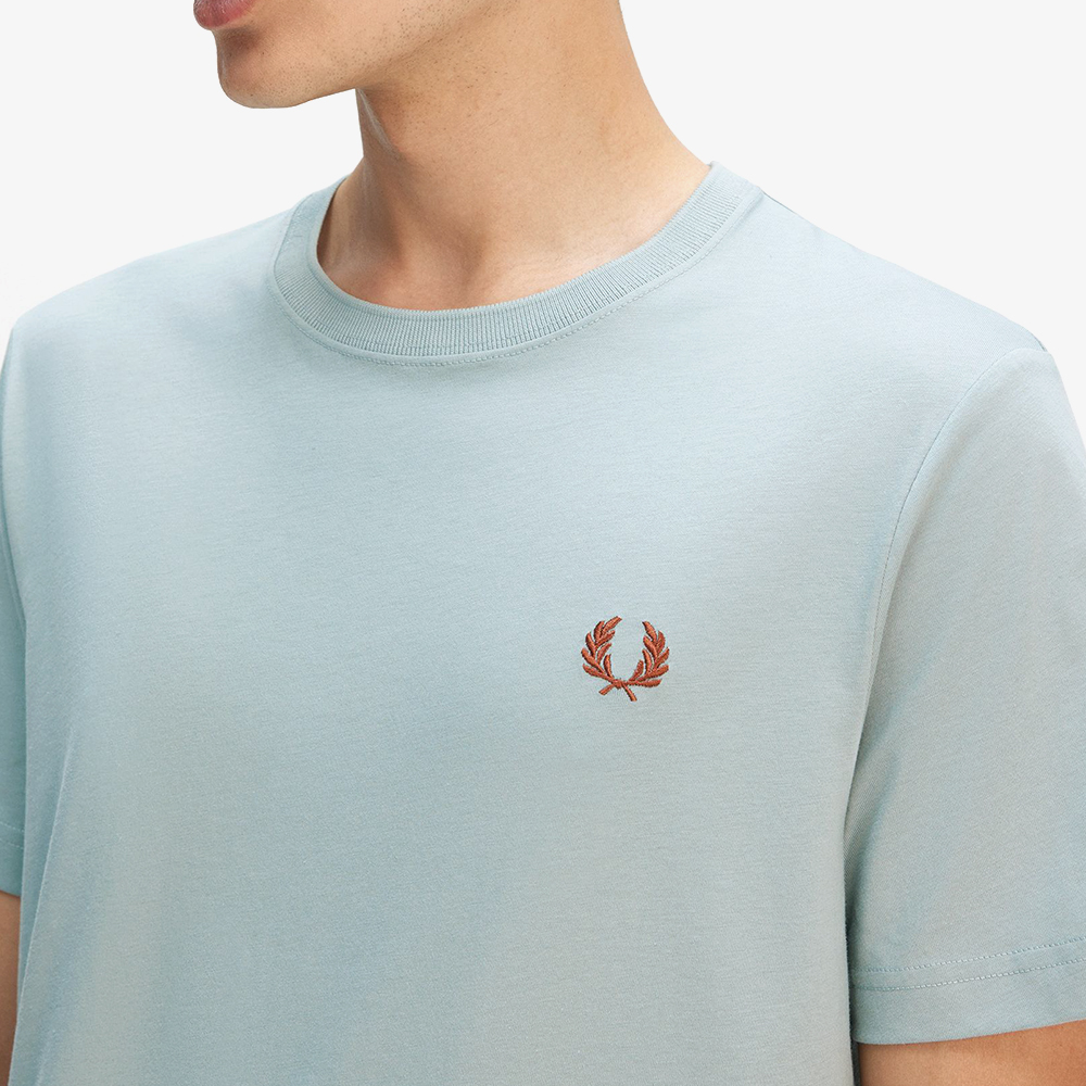 프레드페리 크루넥 티셔츠 실버 블루(Fred Perry Crew Neck T-Shirt Silver Blue) - 5