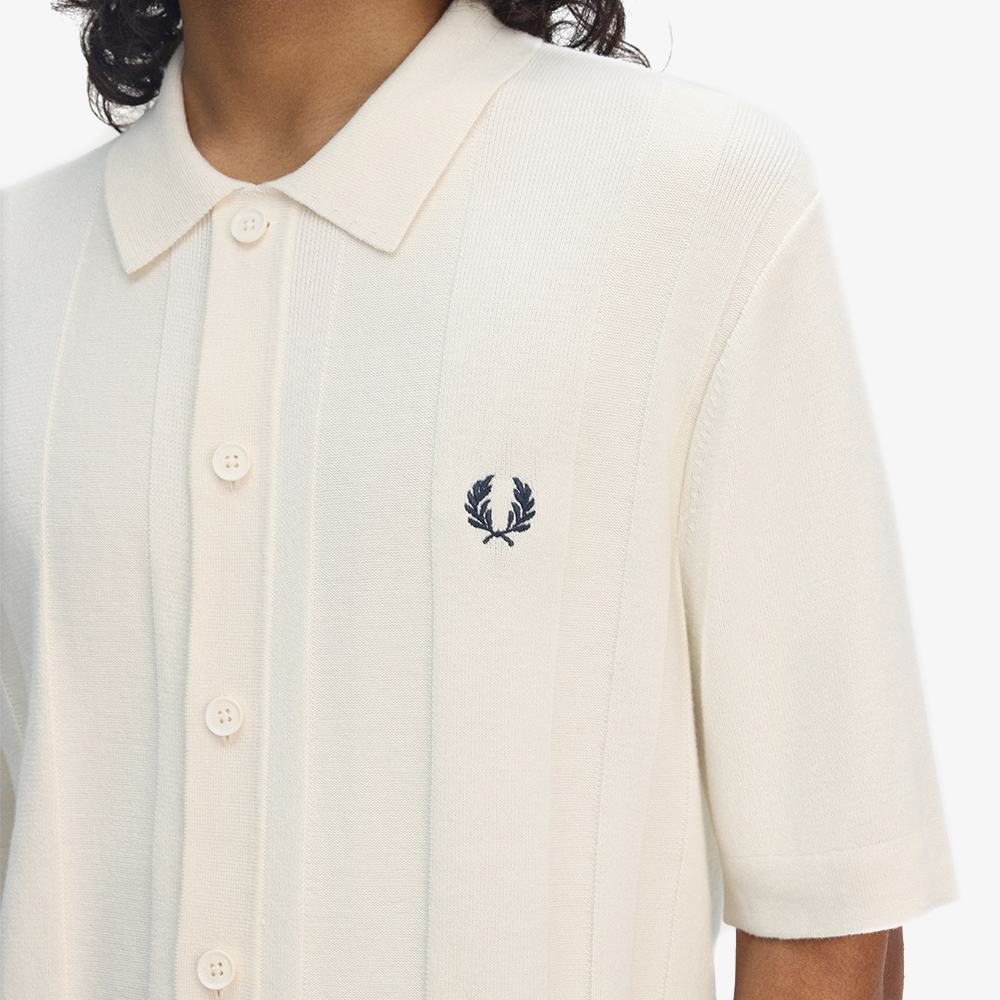 프레드페리 버튼스루 숏 슬리브 셔츠 에크루(Fred Perry Button Through Shirt Ecru) - 6