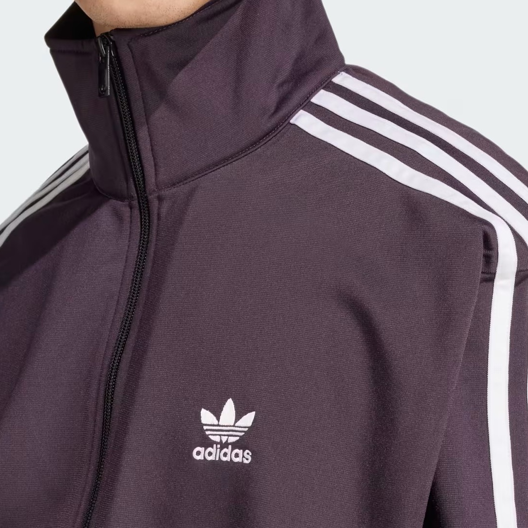 Adidas Adicolor Classic Firebird Track Top Aurora Black - US Sizing 착용 스타일 - 2