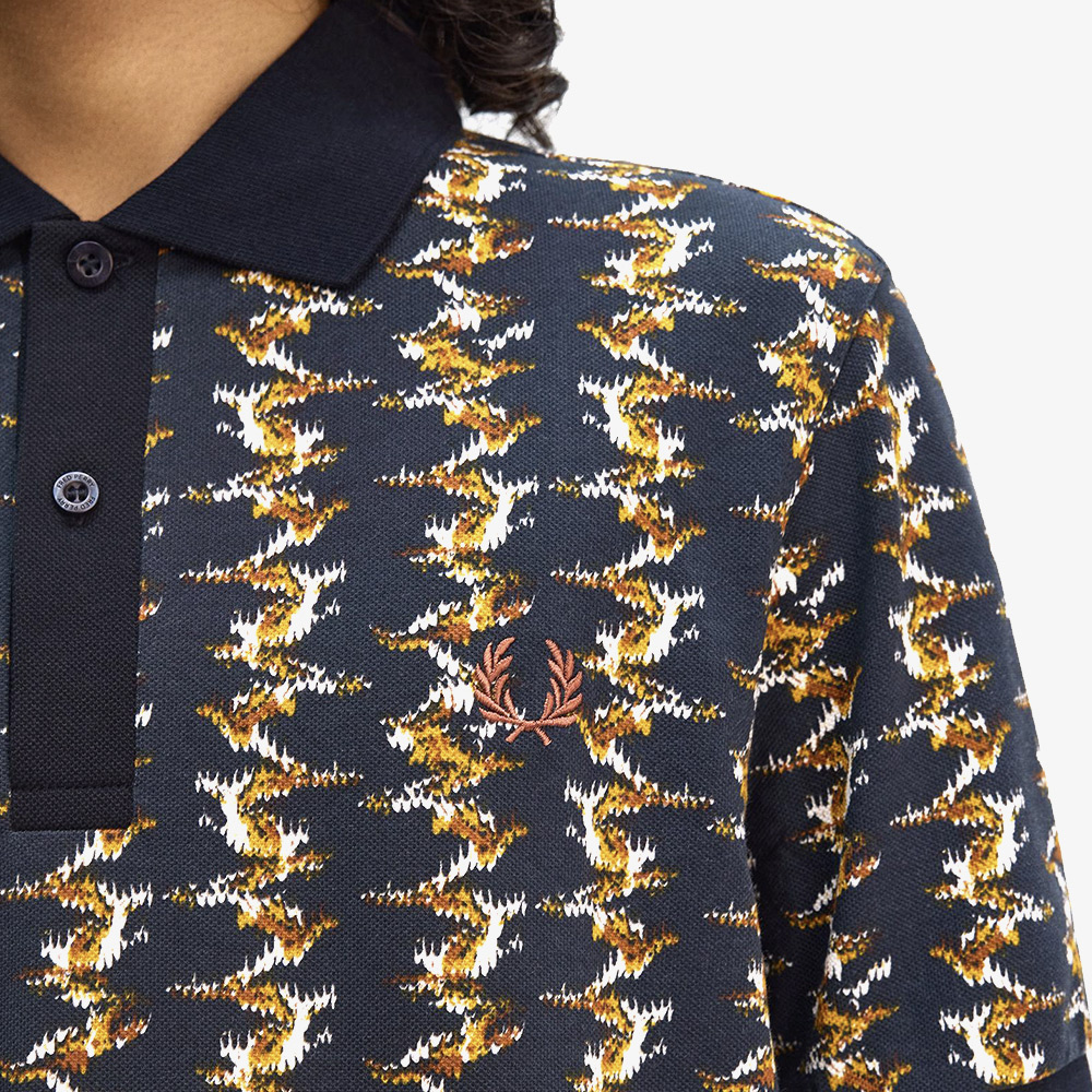프레드페리 그래픽 프린트 폴로 셔츠 네이비(Fred Perry Graphic Print Polo Shirt Navy) - 5