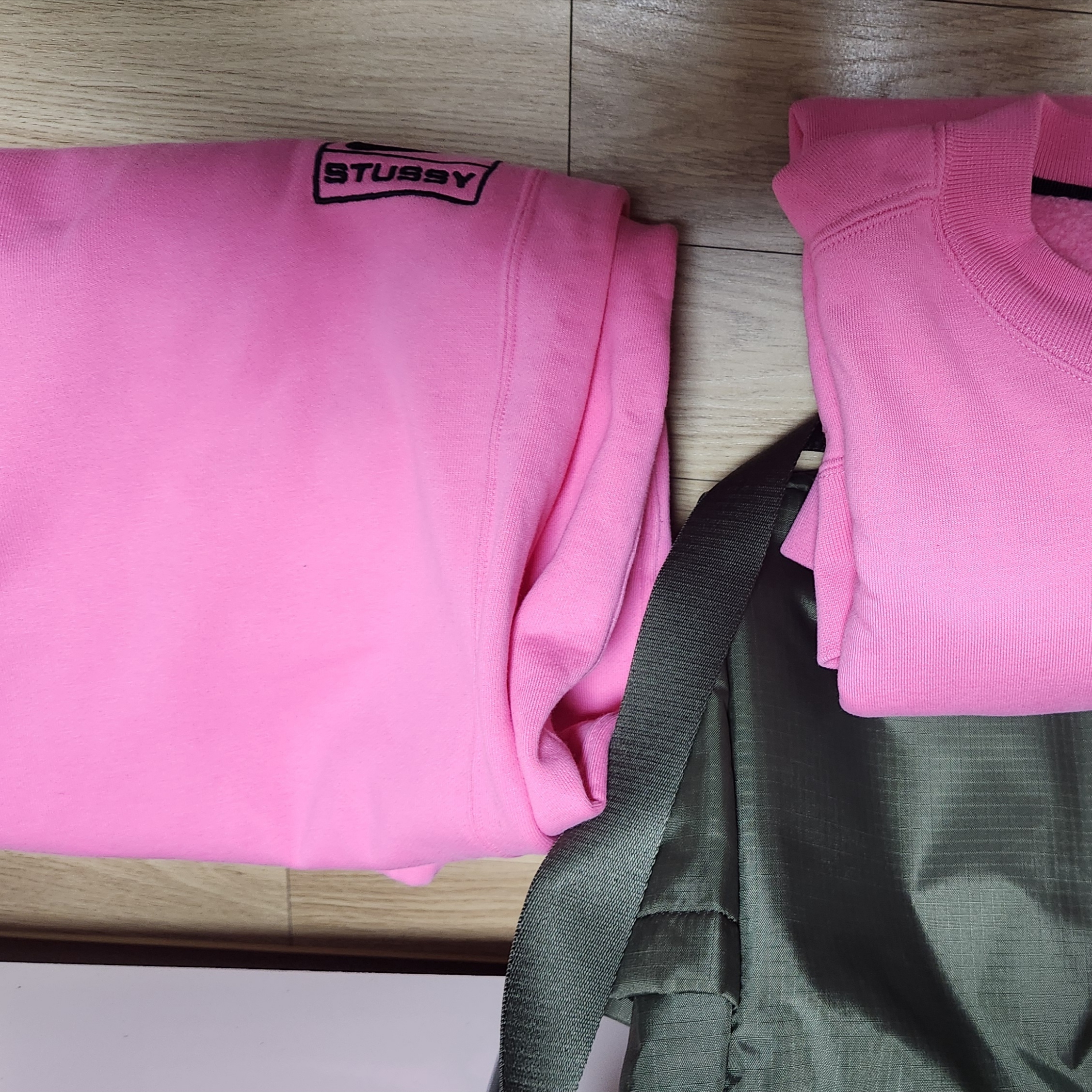 Nike x Stussy NRG Washed Fleece Pants Lotus PInk (DO5296-670) 착용 스타일