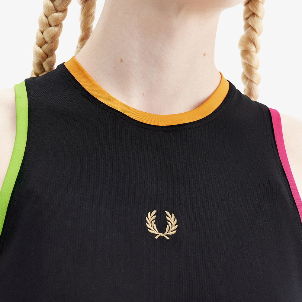 프레드페리 우먼즈 테니스 슬리브리스 블랙(Fred Perry Womens Tennis Sleeveless Black) - 5