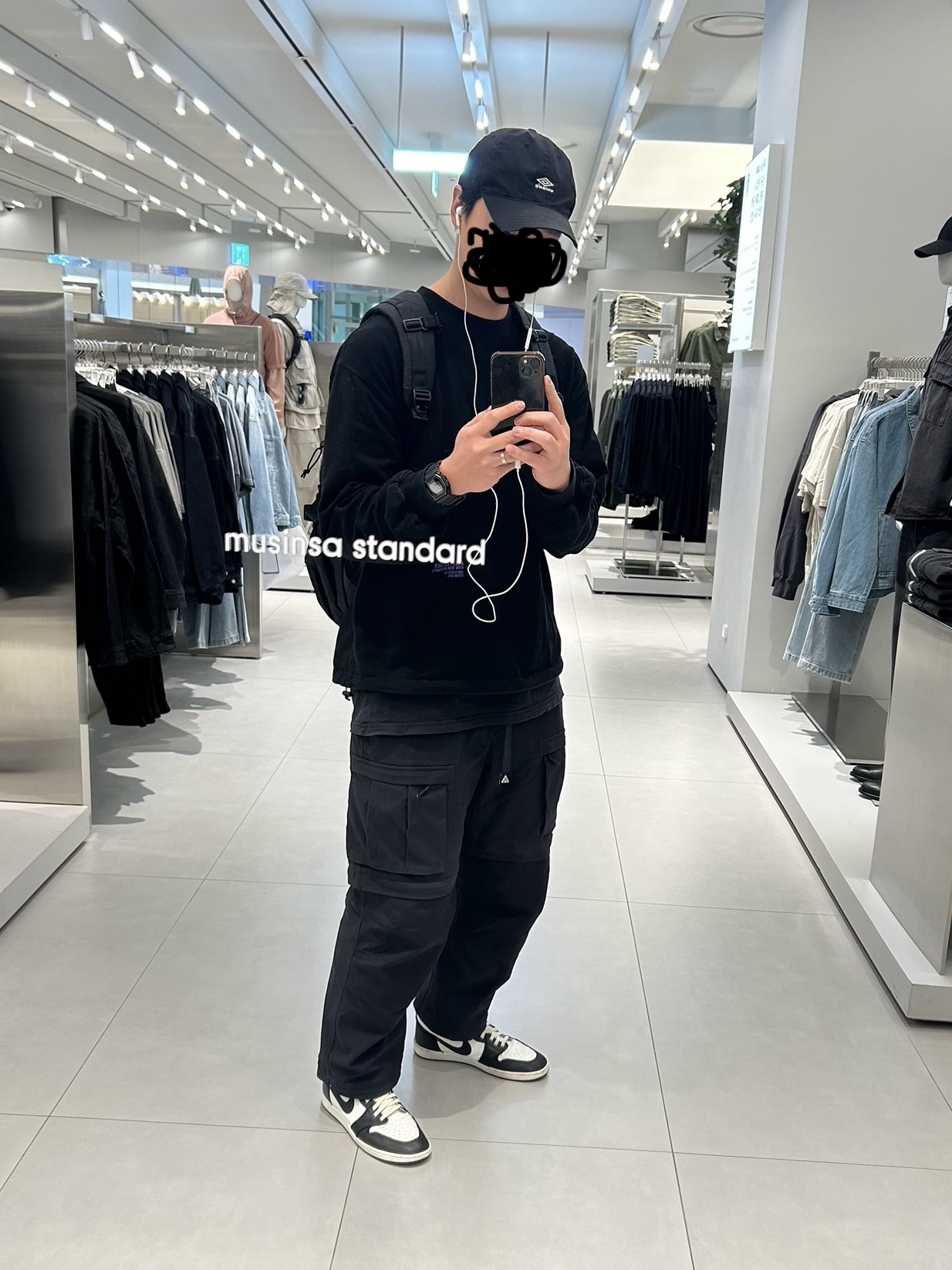 Jordan 1 High 85 Black White 착용 스타일