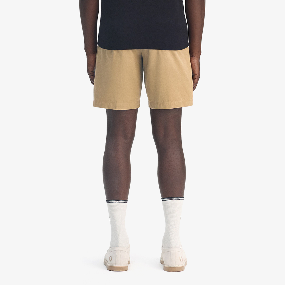 프레드페리 롱 플리츠 쇼츠 웜 스톤(Fred Perry Long Pleated Short Warm Stone) - 4