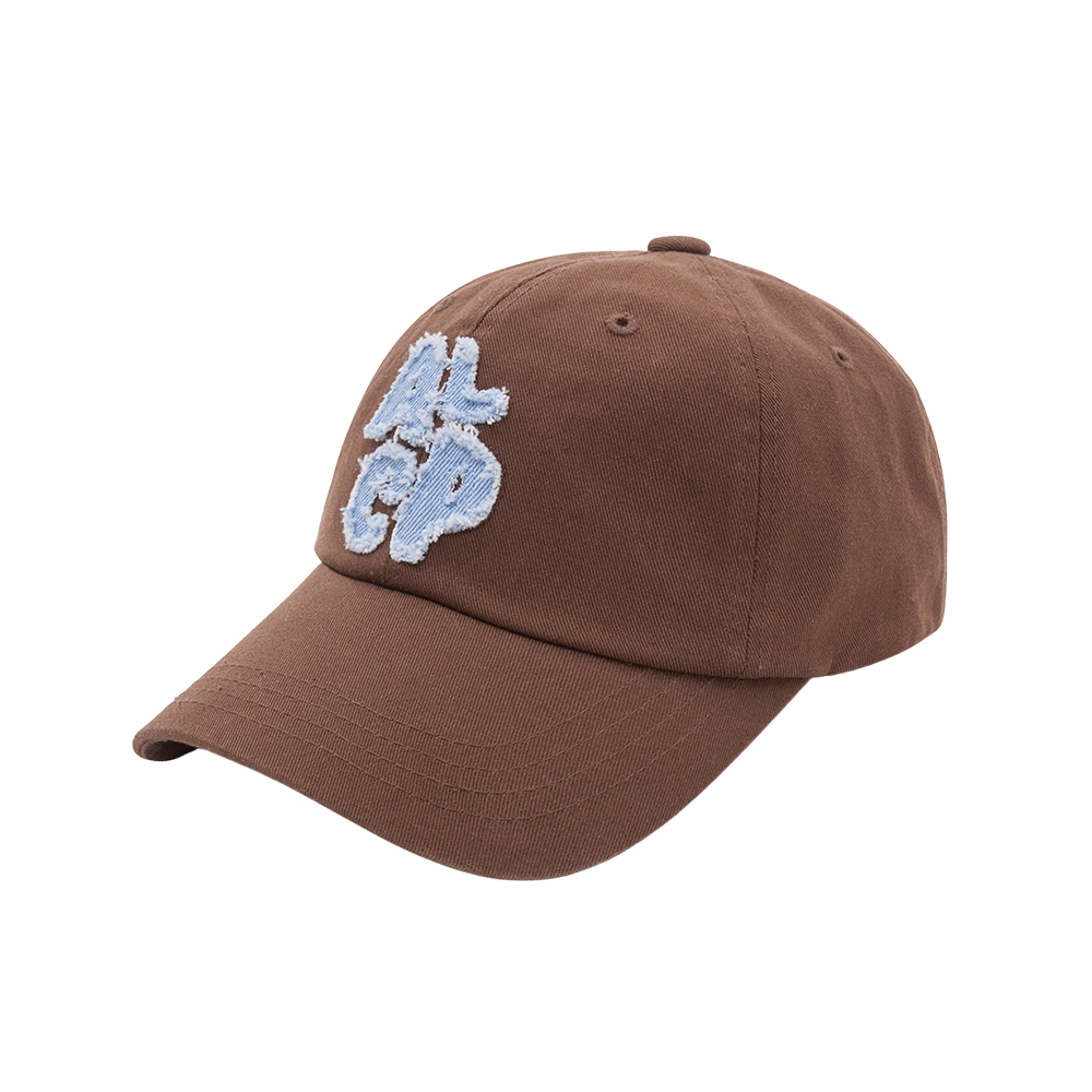 올인컴플리트 ALCP 아플리케 워시드 남녀공용 볼캡 브라운(Allincomplete ALCP Applique Washed Unisex Ball Cap Brown) - 2