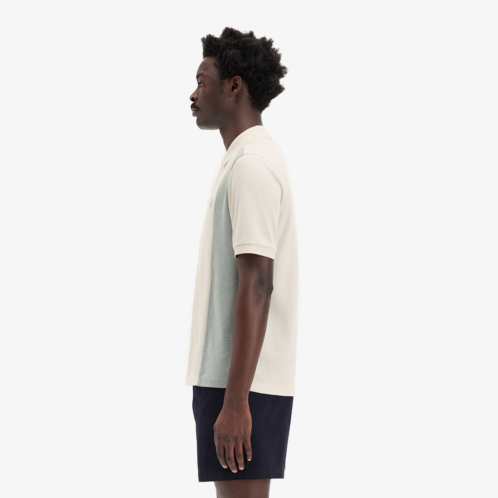 프레드페리 타월링 패널 폴로 셔츠 에크루(Fred Perry Towelling Panel Polo Shirt Ecru) - 3