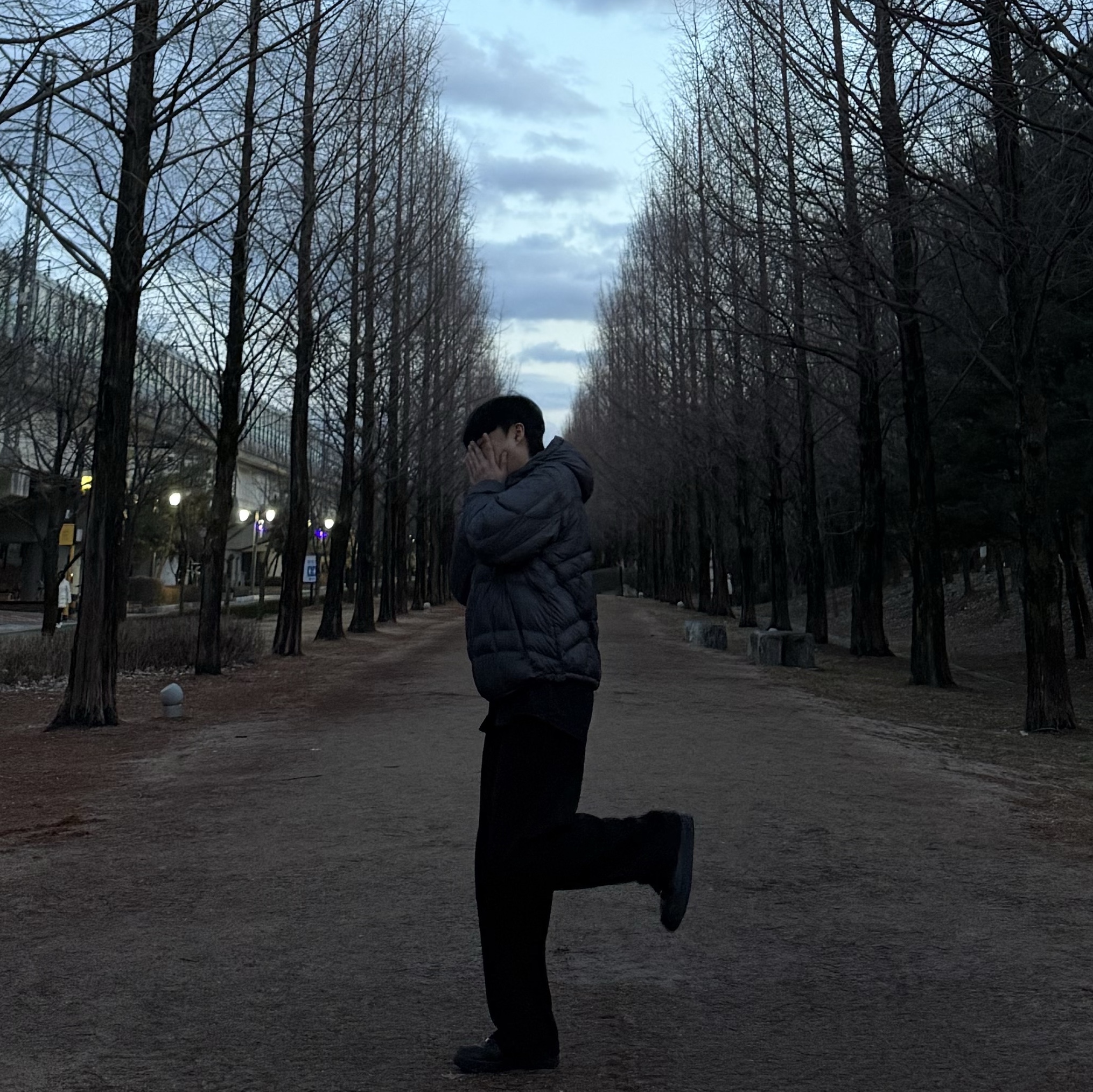 The North Face White Label Wave LT On Ball Jacket Gray 착용 스타일