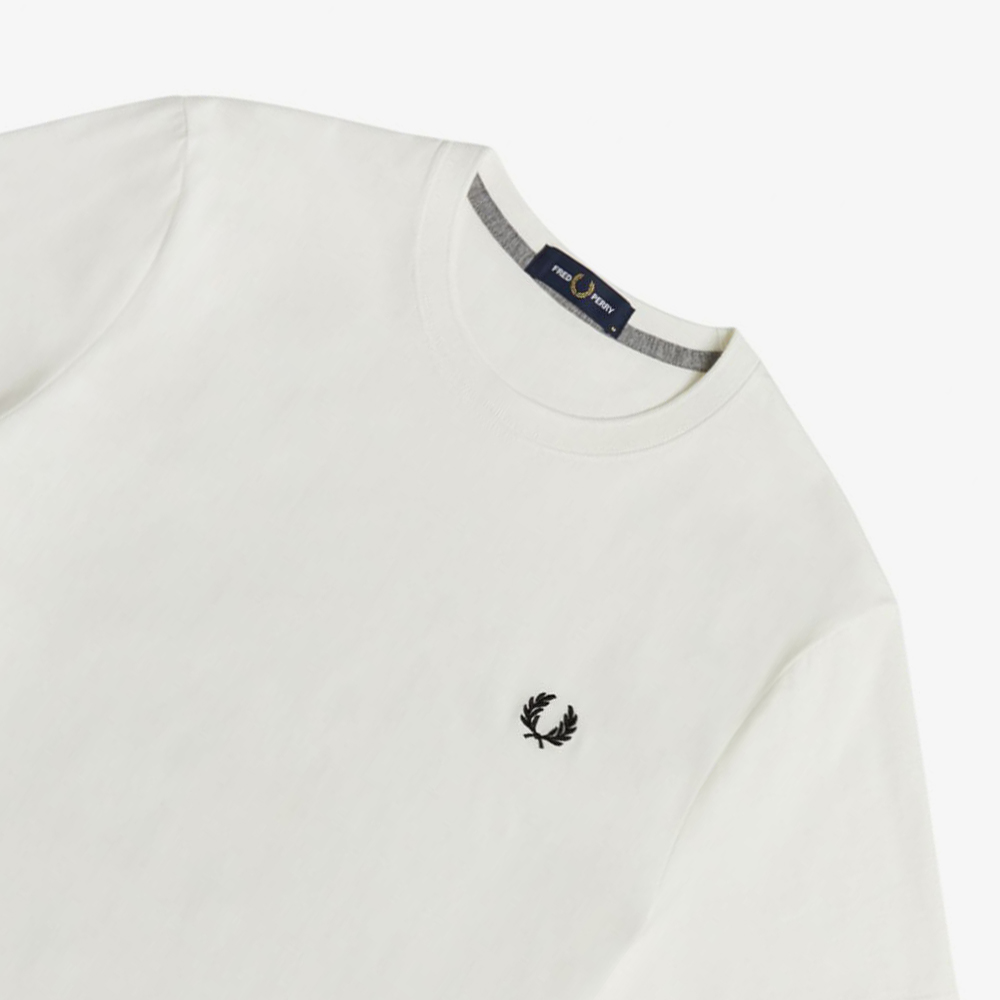 프레드페리 크루넥 티셔츠 스노우 화이트(Fred Perry Crew Neck T-Shirt Snow White) - 3