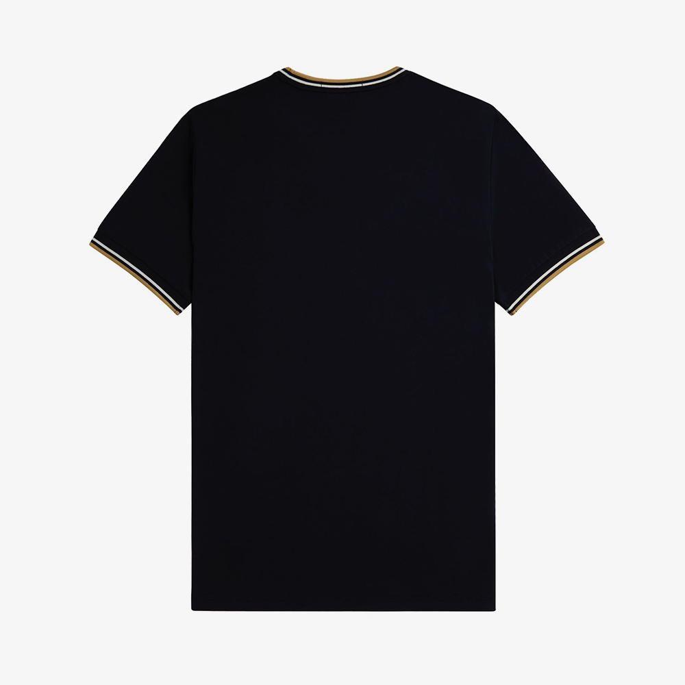 프레드페리 트윈 팁 티셔츠 네이비/에크루/허니콤(Fred Perry Twin Tipped T-Shirt Navy/Ecru/Honeycomb) - 6