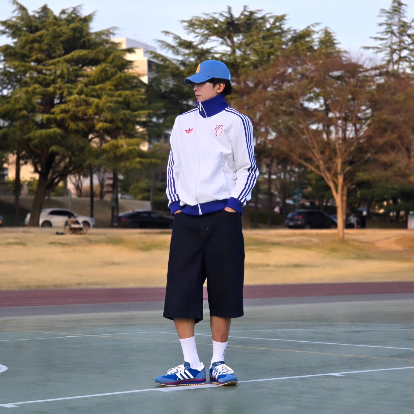 Adidas Jude Bellingham Sports Jacket White - KR Sizing, Adidas Jude Bellingham Sports Jacket White - US Sizing 착용 스타일 - 6