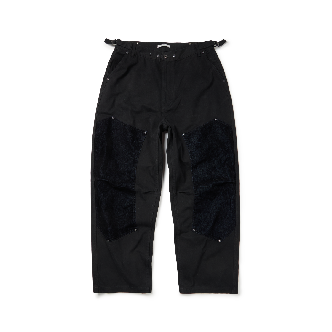 이티씨이 벨벳 더블 니 팬츠 2.0 블랙(ETCE Velvet Double Knee Pants 2.0 Black)