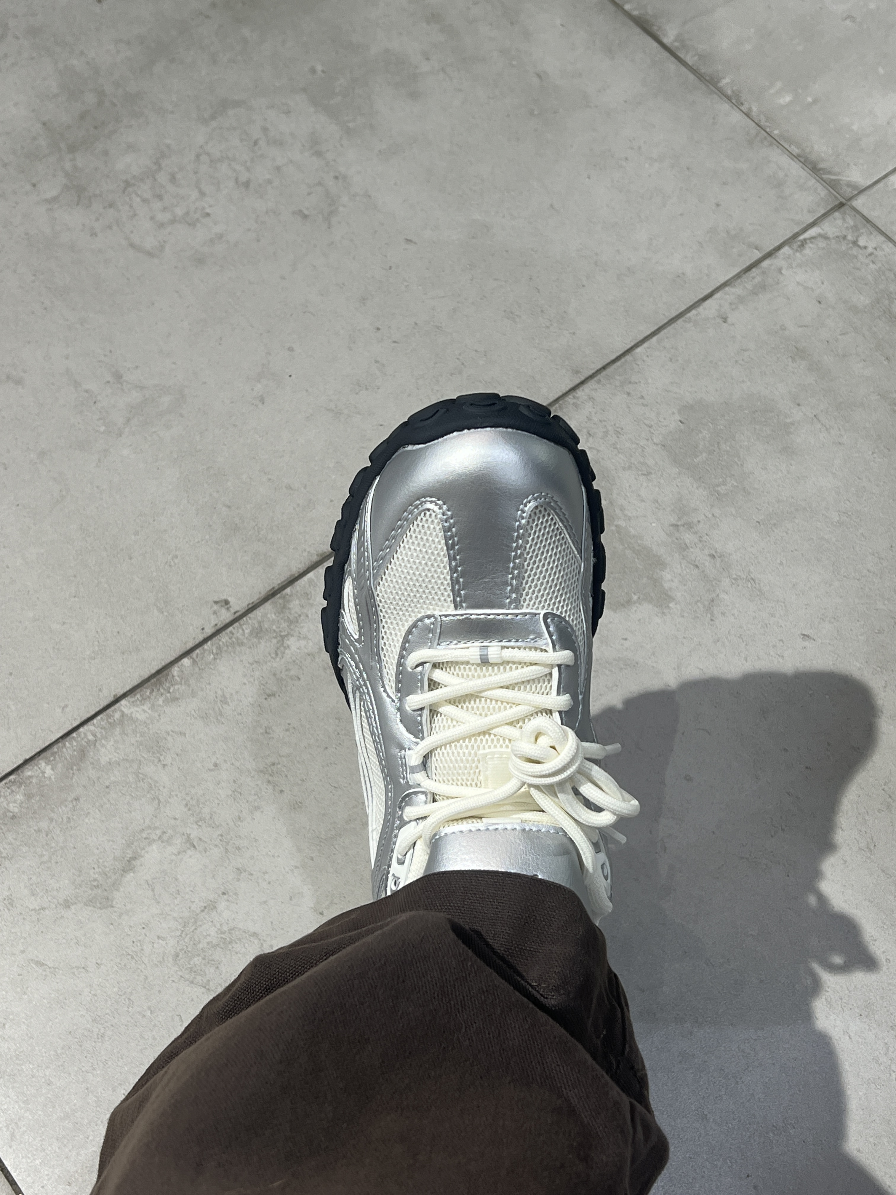 [6% 적립] FILA Echappe Ms Silvermoon 착용 스타일 - 2