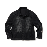 ETCE Kendrick Trucker Jacket Coated Black