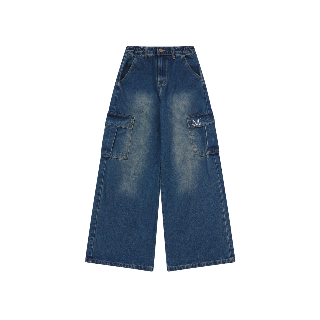 ★MUCENT★ Callet Wide Cargo Denim Pants 2 Colors P00000RY MUSINSA | MUCENT Callet Wide Cargo Denim Pants (2 Colors)