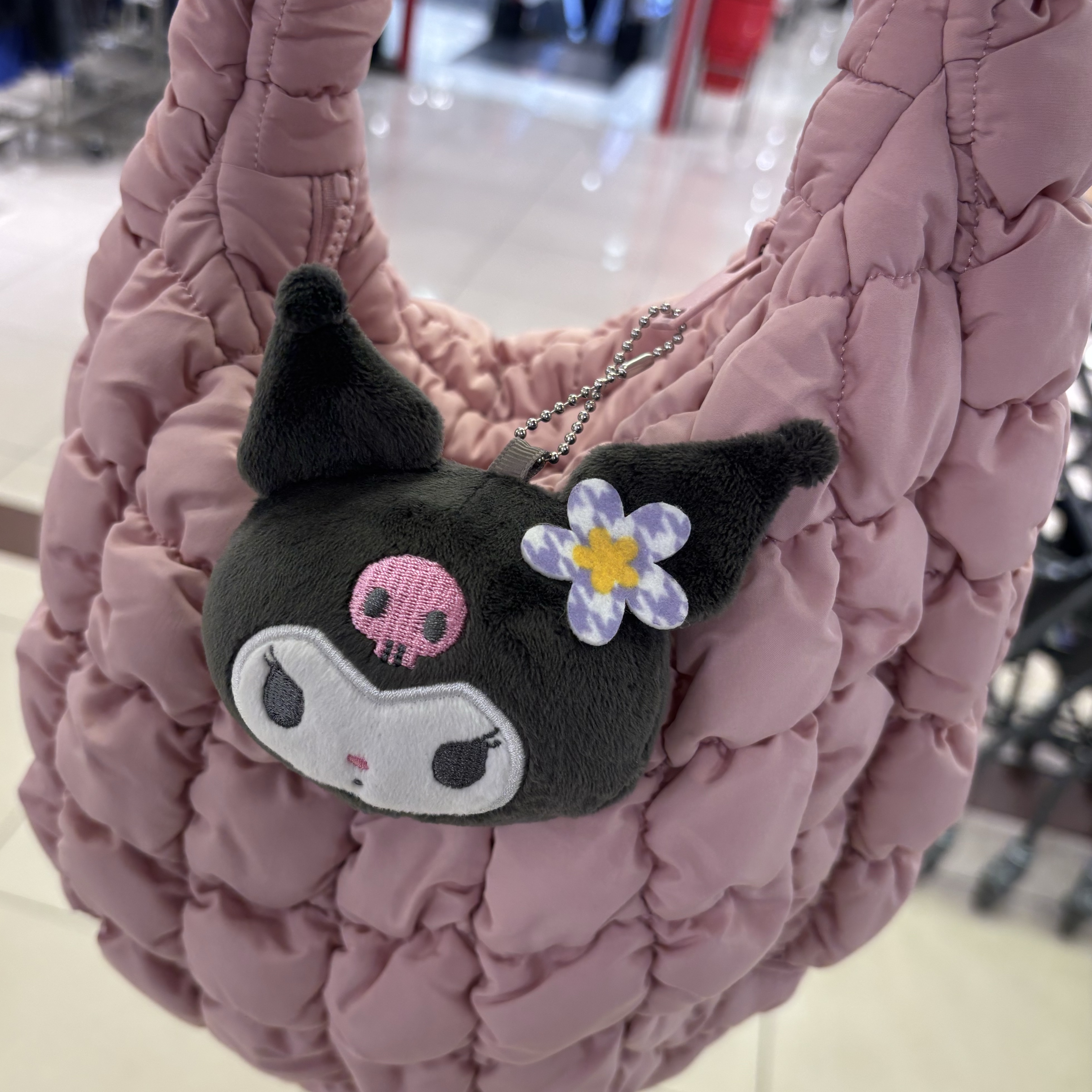 COS Quilted Mini Bag Pink 착용 스타일