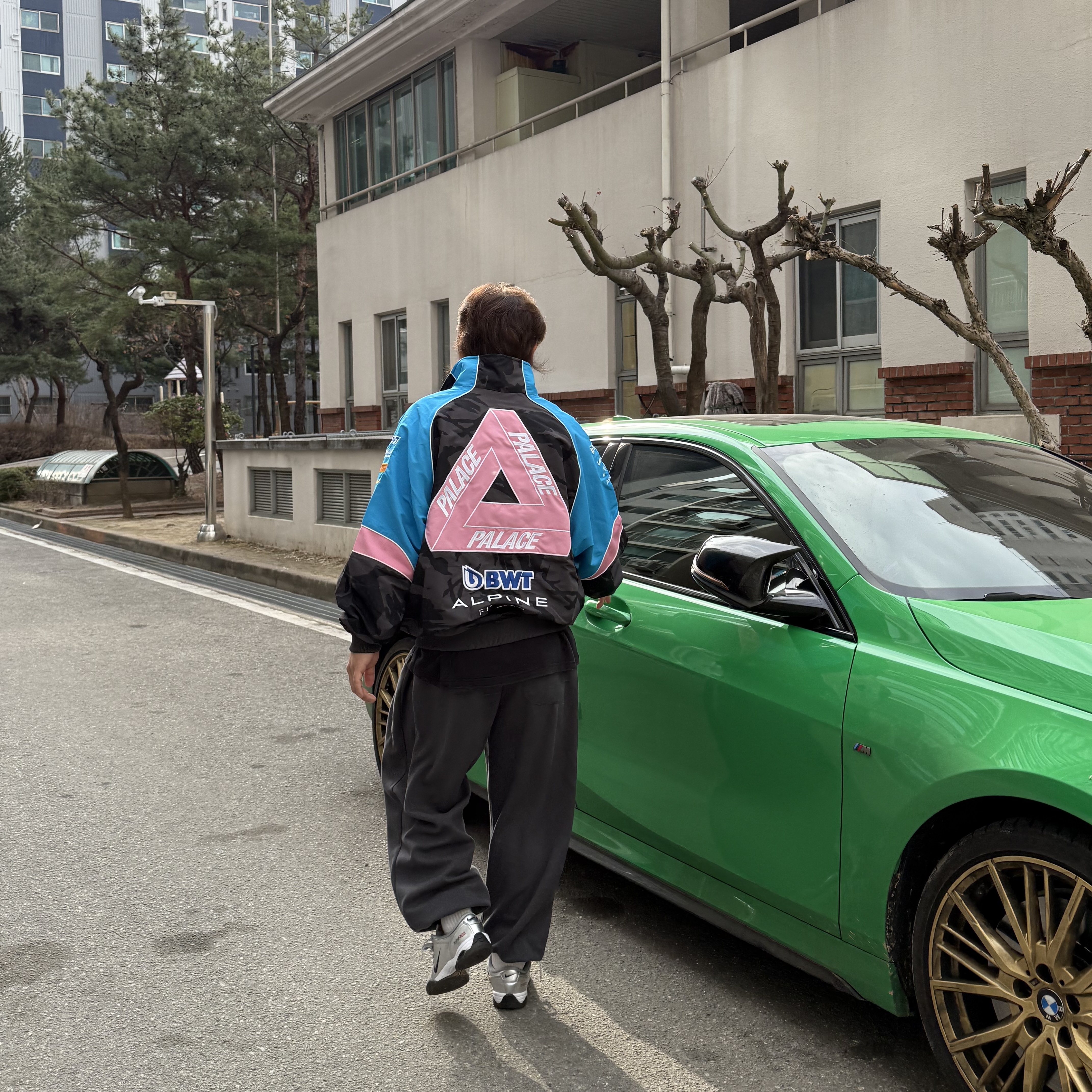Palace x Kappa For Alpine Tracksuit Top Night Desert Camo - 23FW 착용 스타일