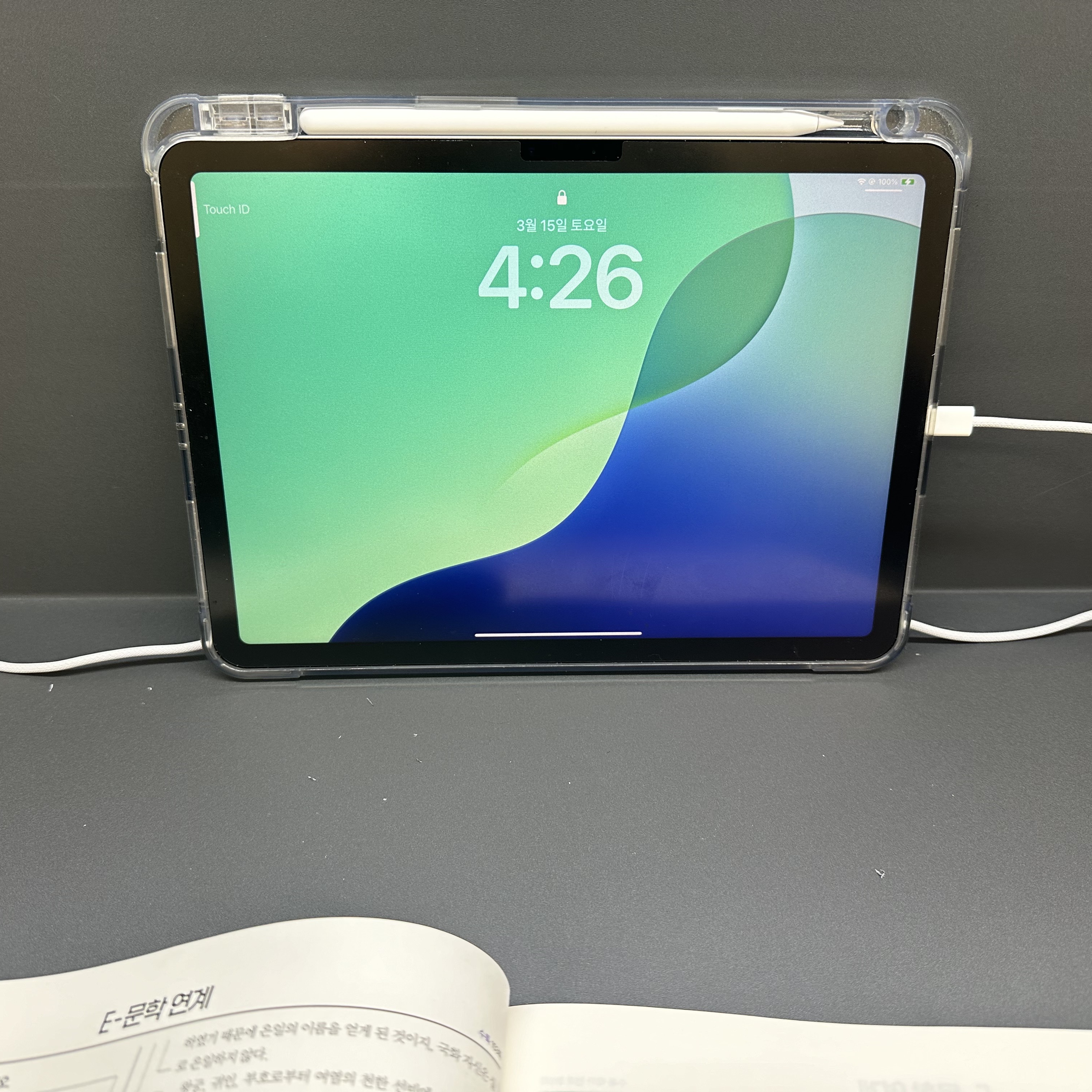 Apple iPad Air 6th Gen 11-inch Wifi 128GB Space Gray (Korean Ver.) 착용 스타일