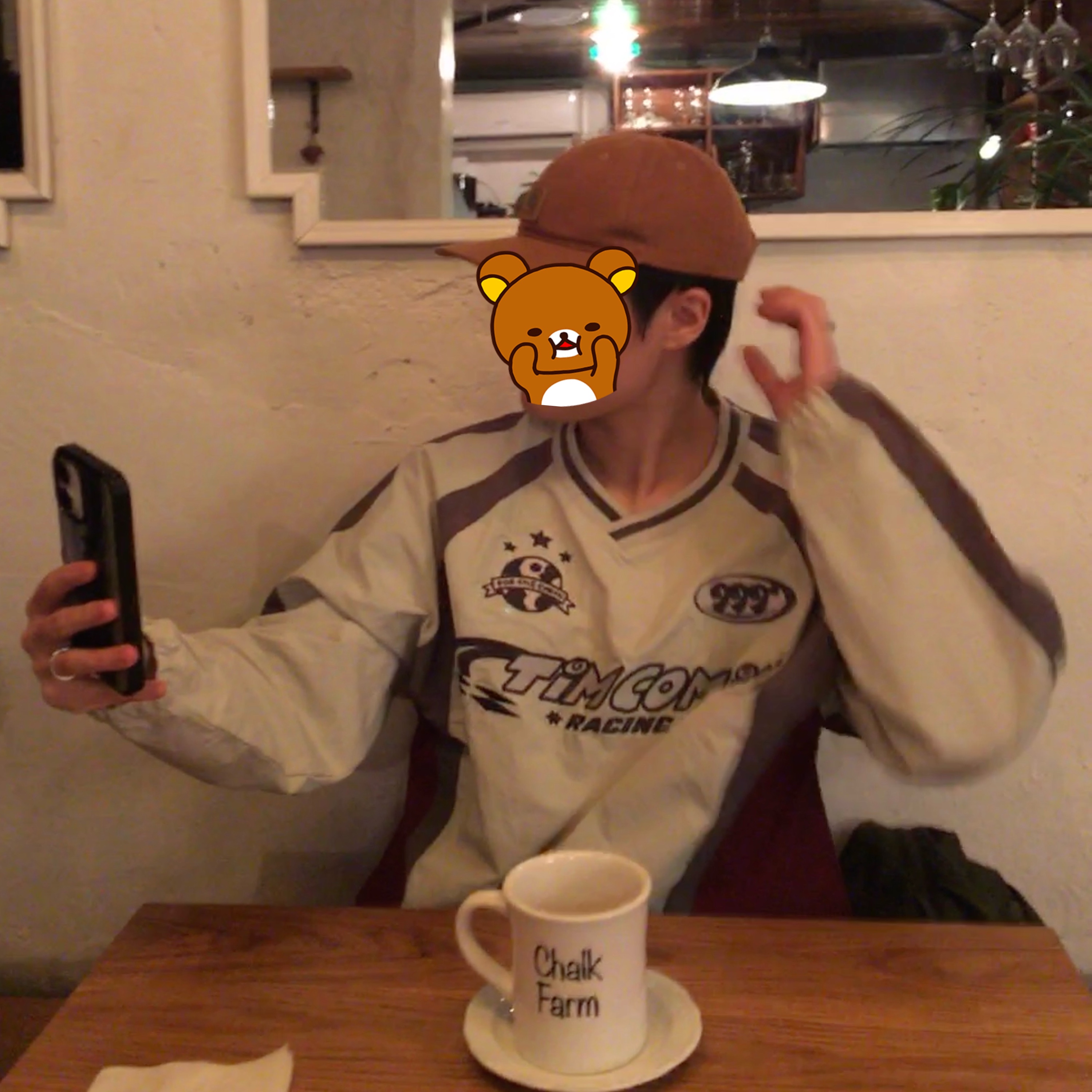 Carhartt Canvas Cap Carhartt Brown 착용 스타일 - 2