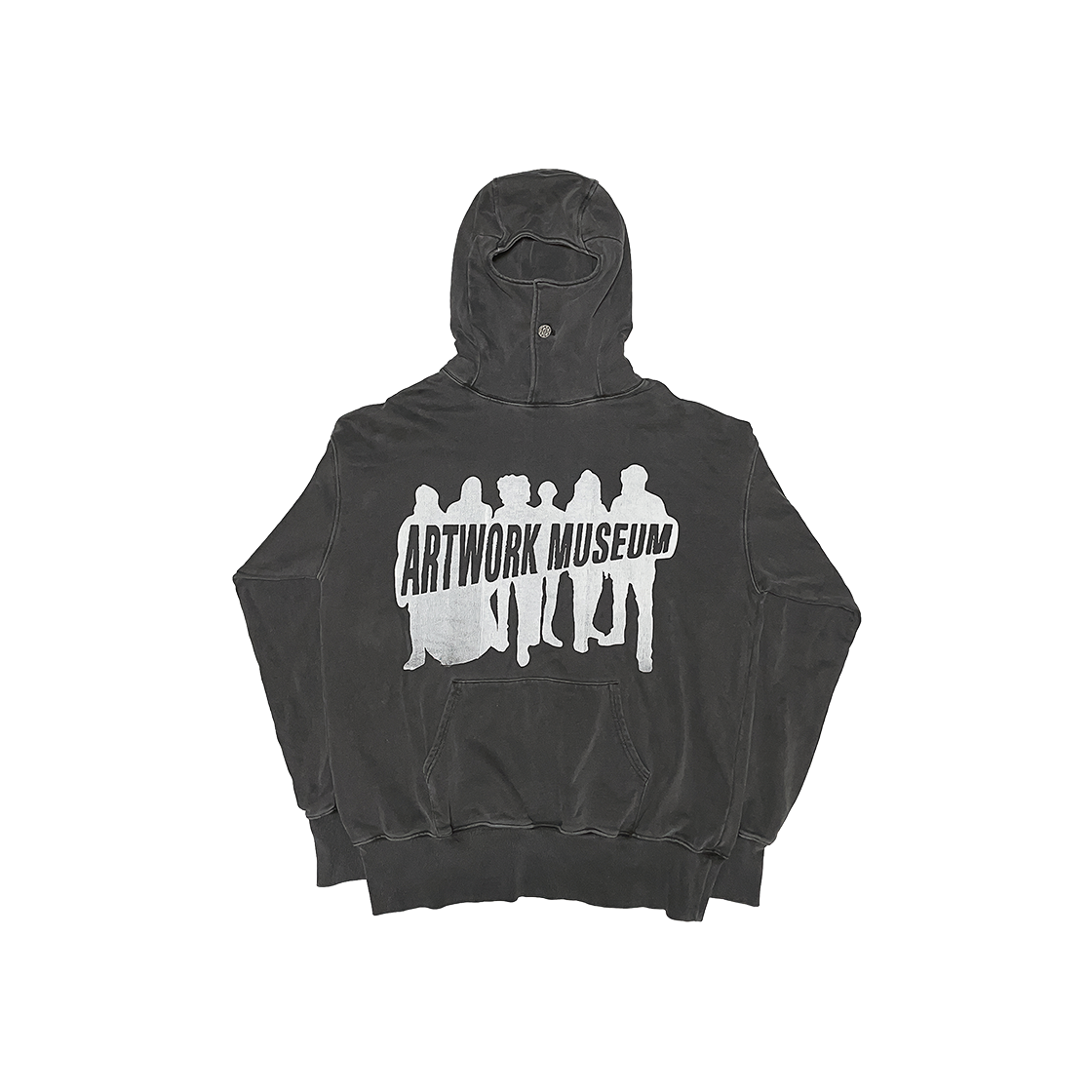 PH601_Ch Artwork Museum People Hoodie Charcoal