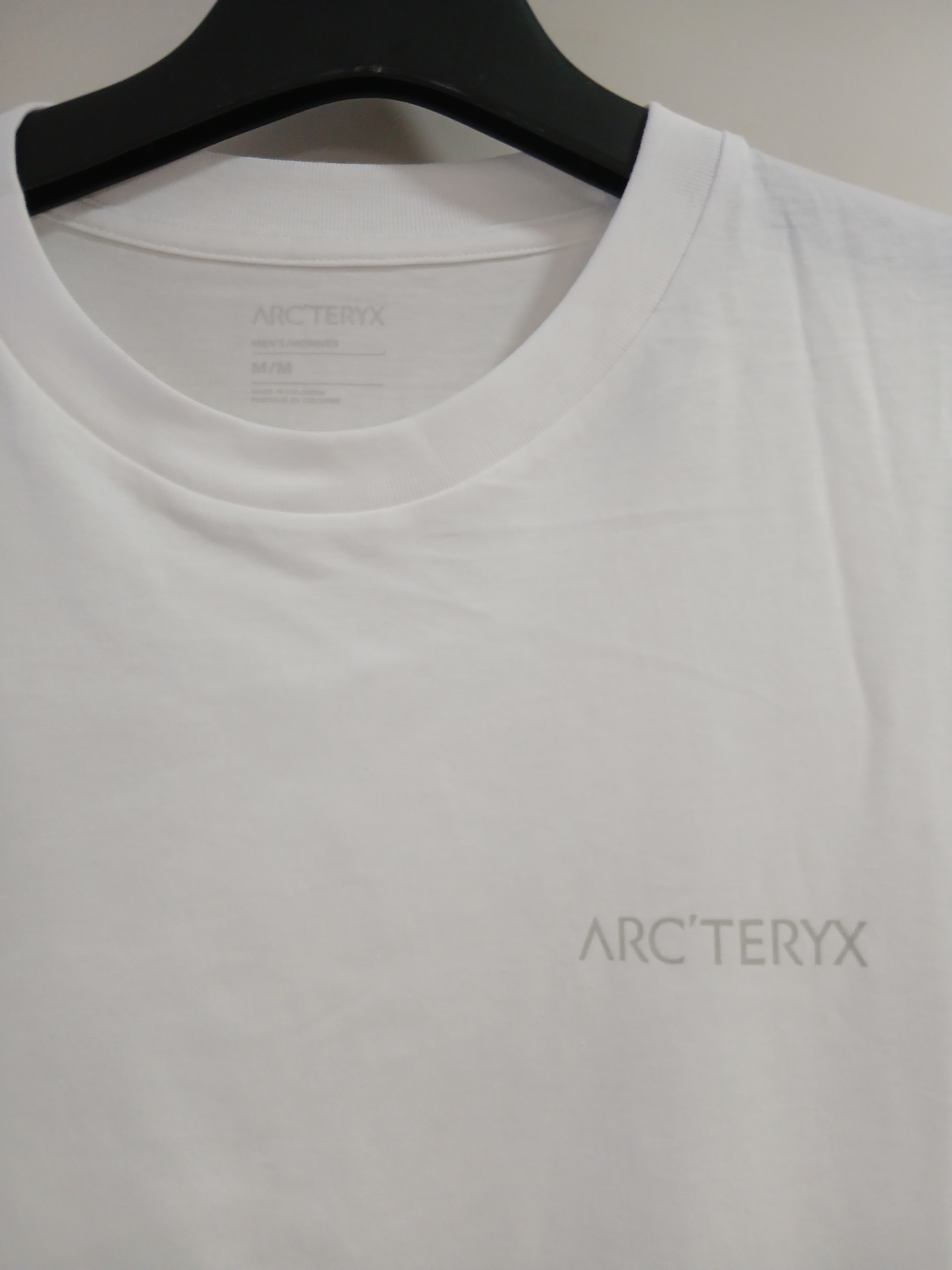 Arc'teryx Kragg SL Cotton Blurred Bird SS T-Shirt White Light Atmos 착용 스타일 - 5