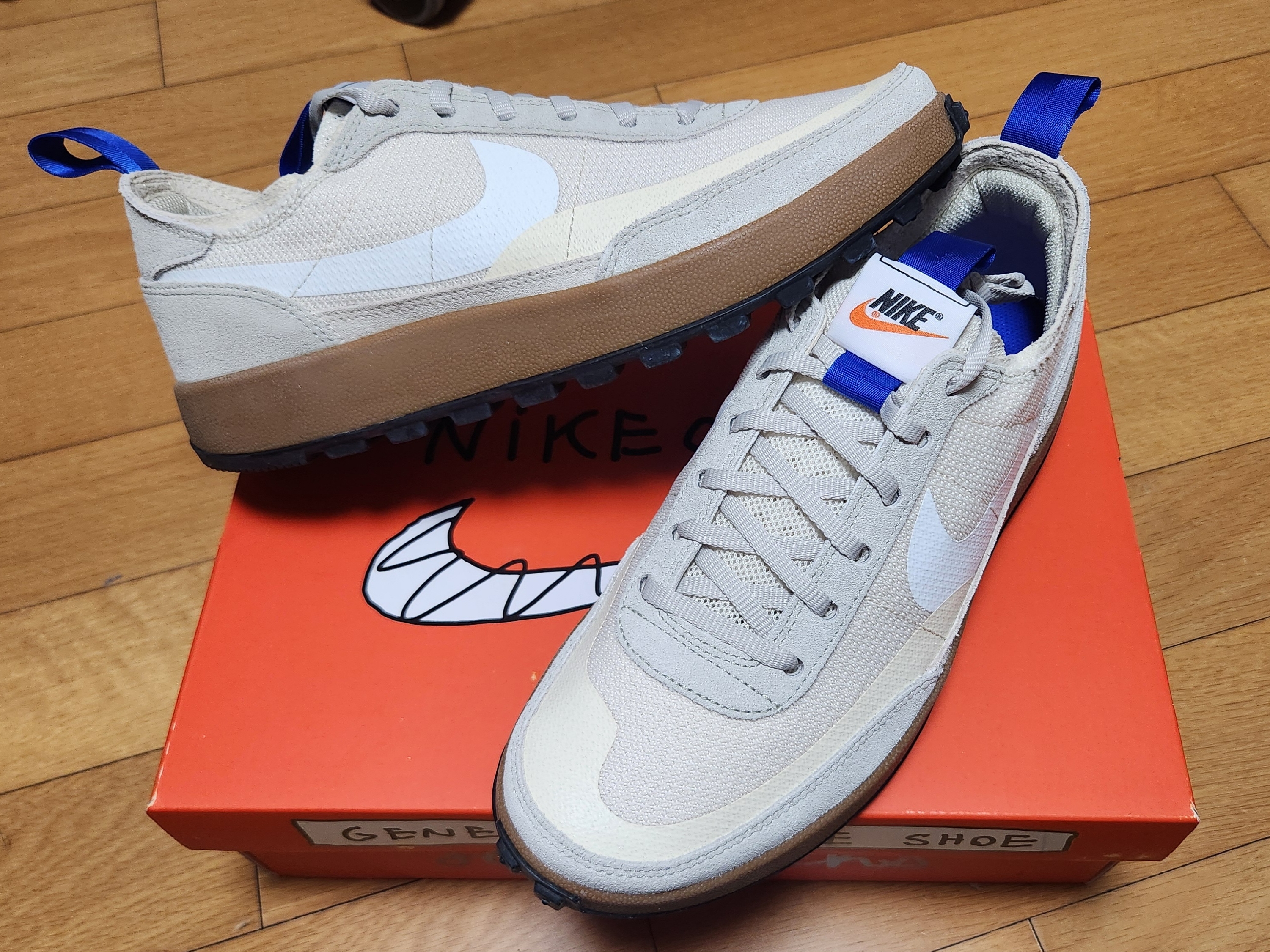 Nike x Tom Sachs General Purpose Shoe Light Cream 착용 스타일