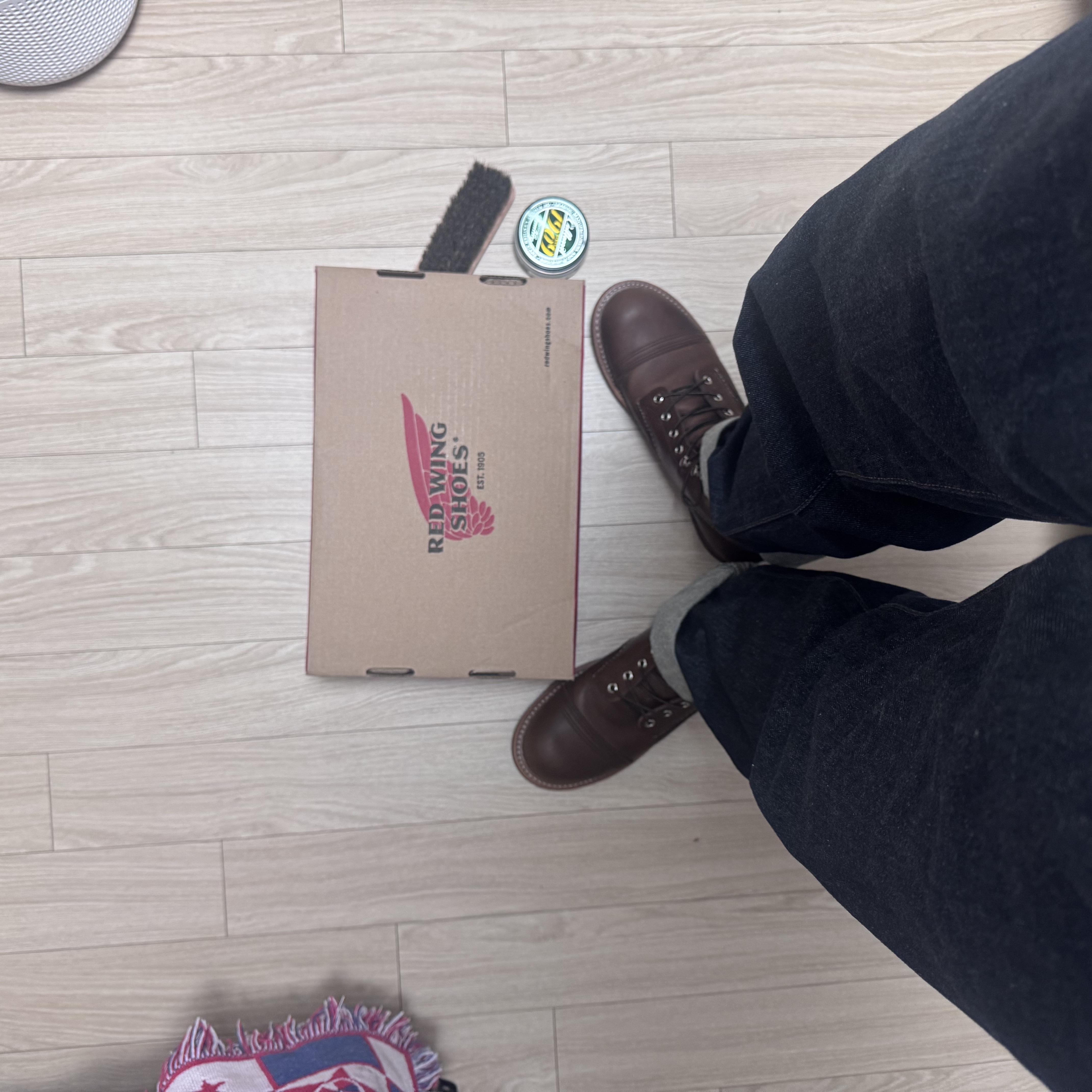 Red Wing Iron Ranger 8111 Amber Harness - D 착용 스타일