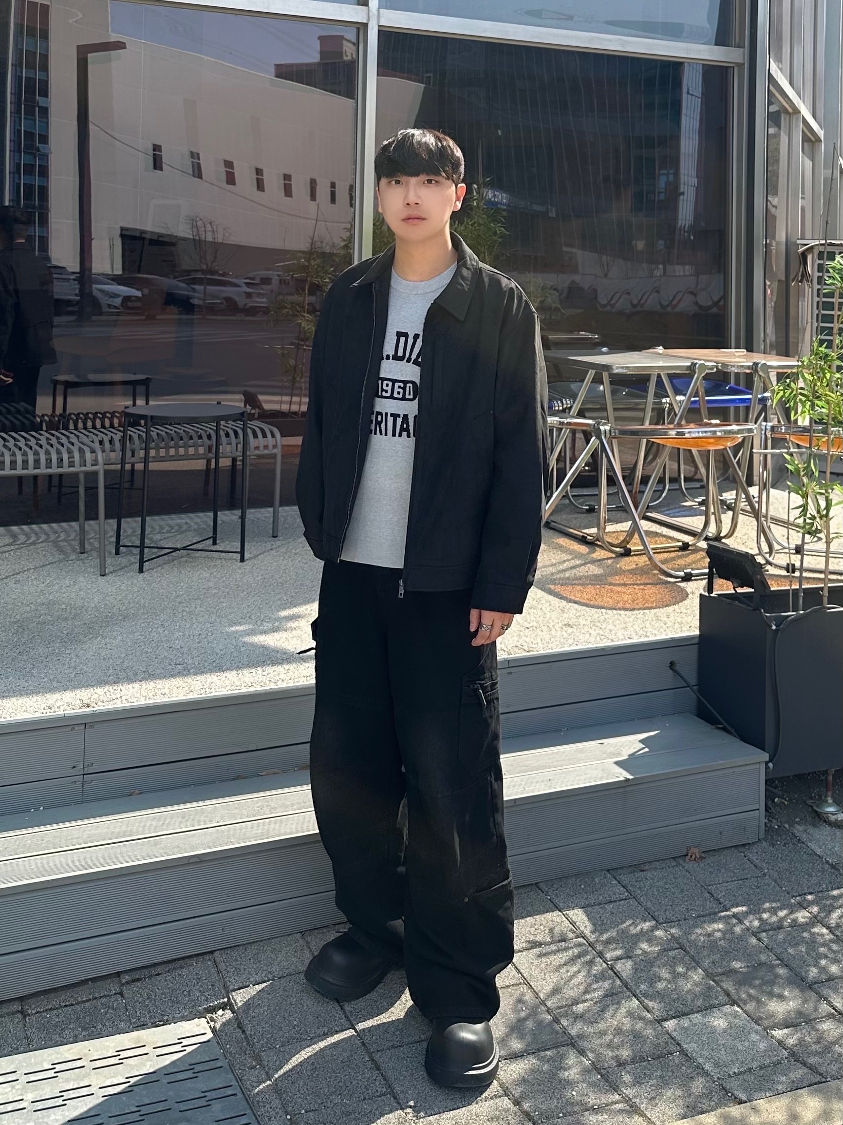 Balenciaga Steroid Derby Black 착용 스타일 - 1