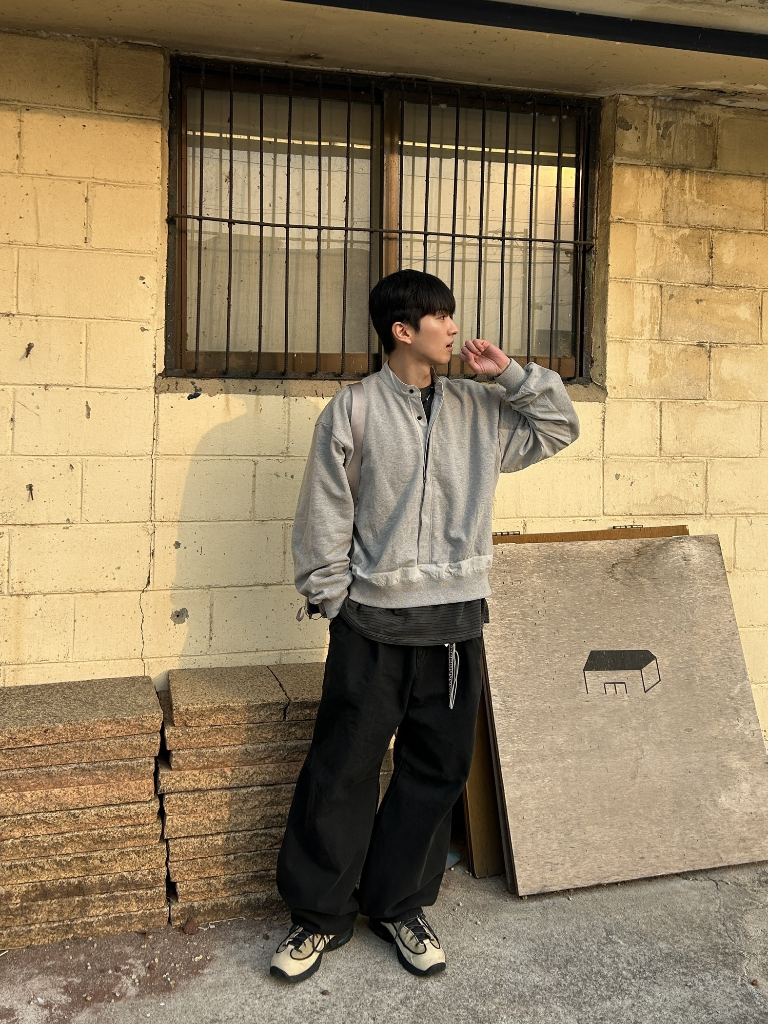 Nike x Stussy Air Penny II Rattan and Limestone 착용 스타일