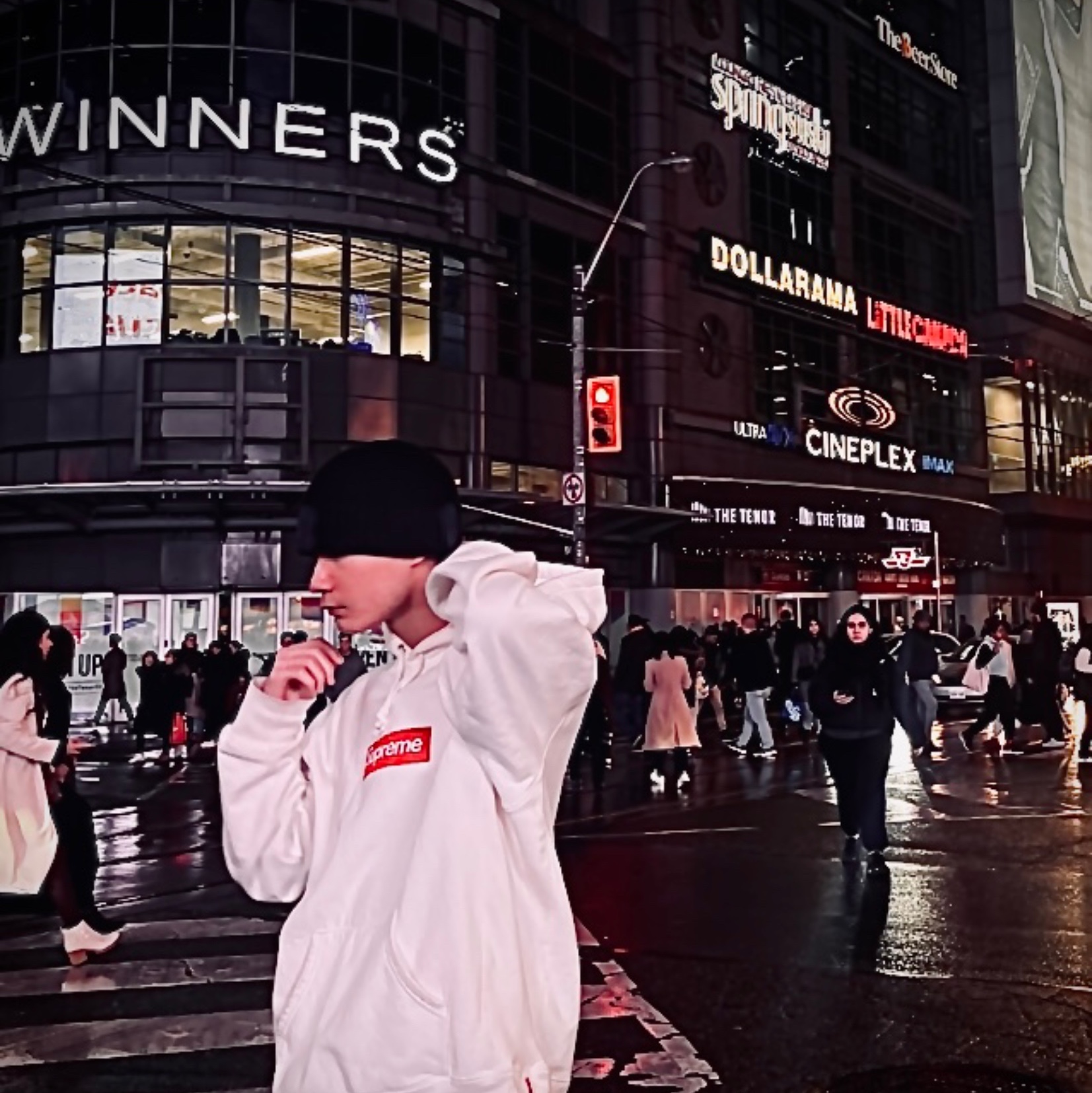 Supreme Box Logo Hooded Sweatshirt White - 21FW 착용 스타일