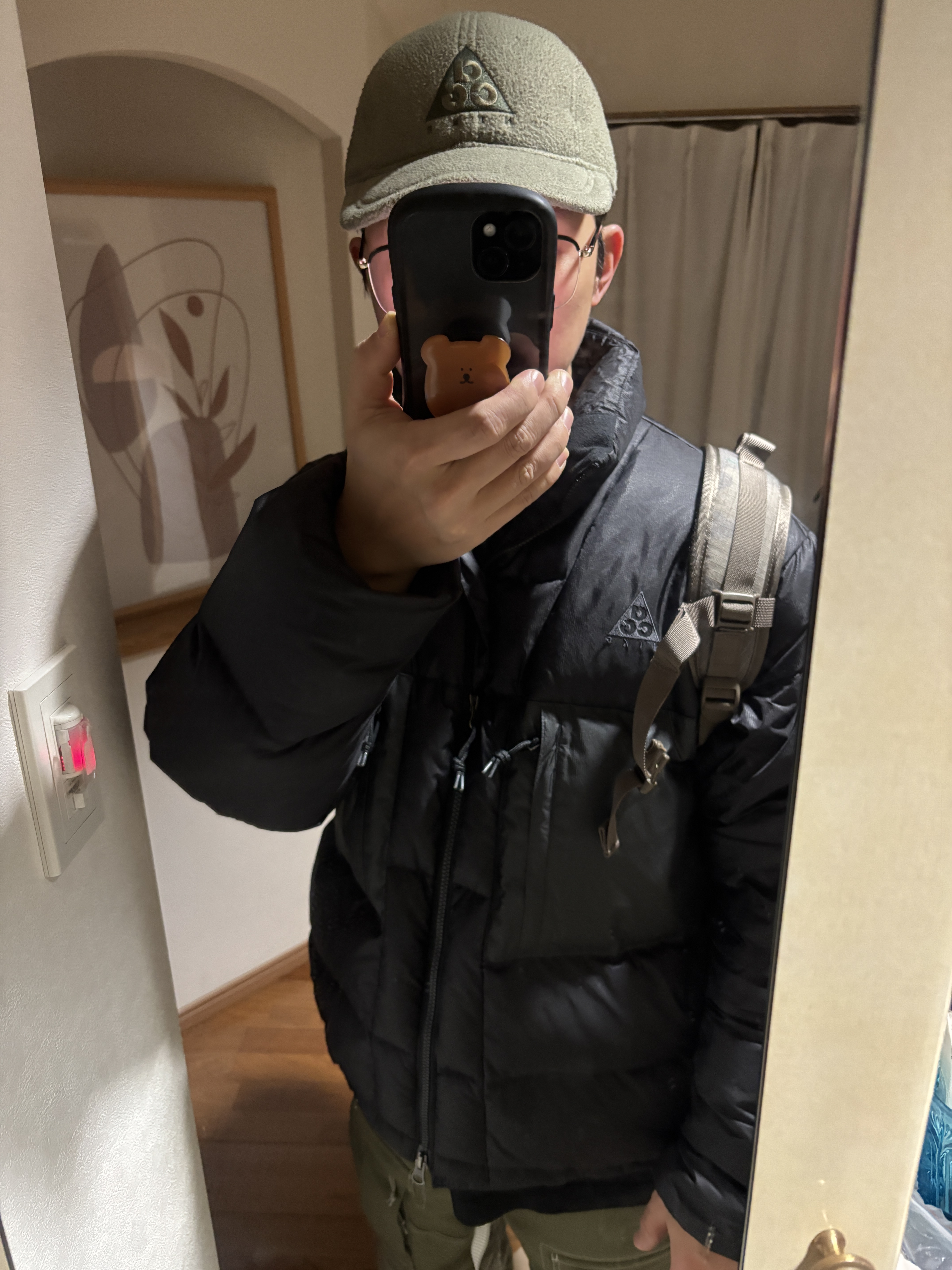 Nike ACG AW84 Fleece Cap Medium Olive, Nike ACG Smith Summit Cargo Pants Medium Olive - Asia 착용 스타일 - 3
