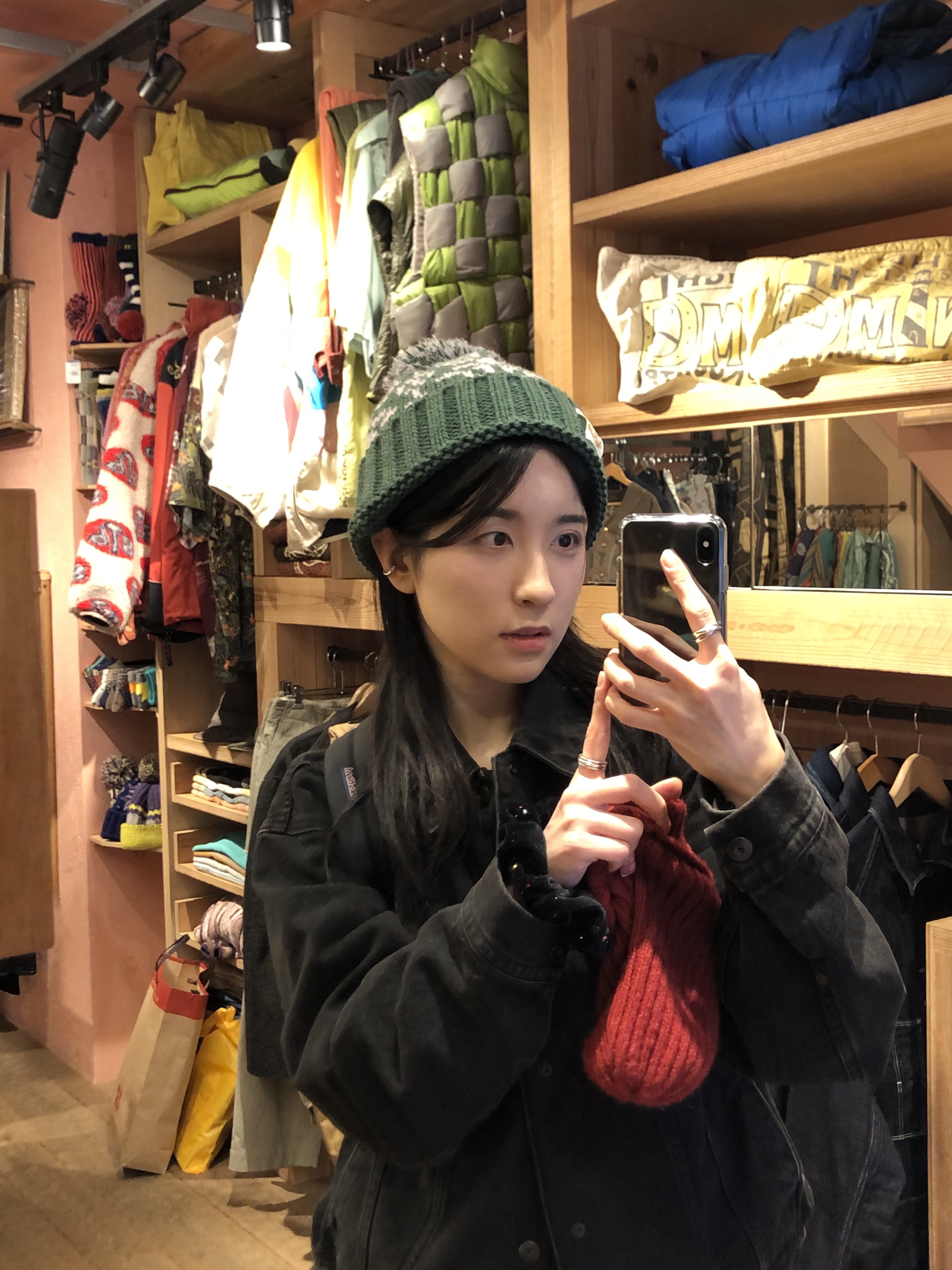 캐피탈 8온즈 데님 허스키 웨스턴 셔츠 인디고, 캐피탈 워셔 실크 네커치프 페코스 페이즐리 옐로우 착용 스타일 - 3