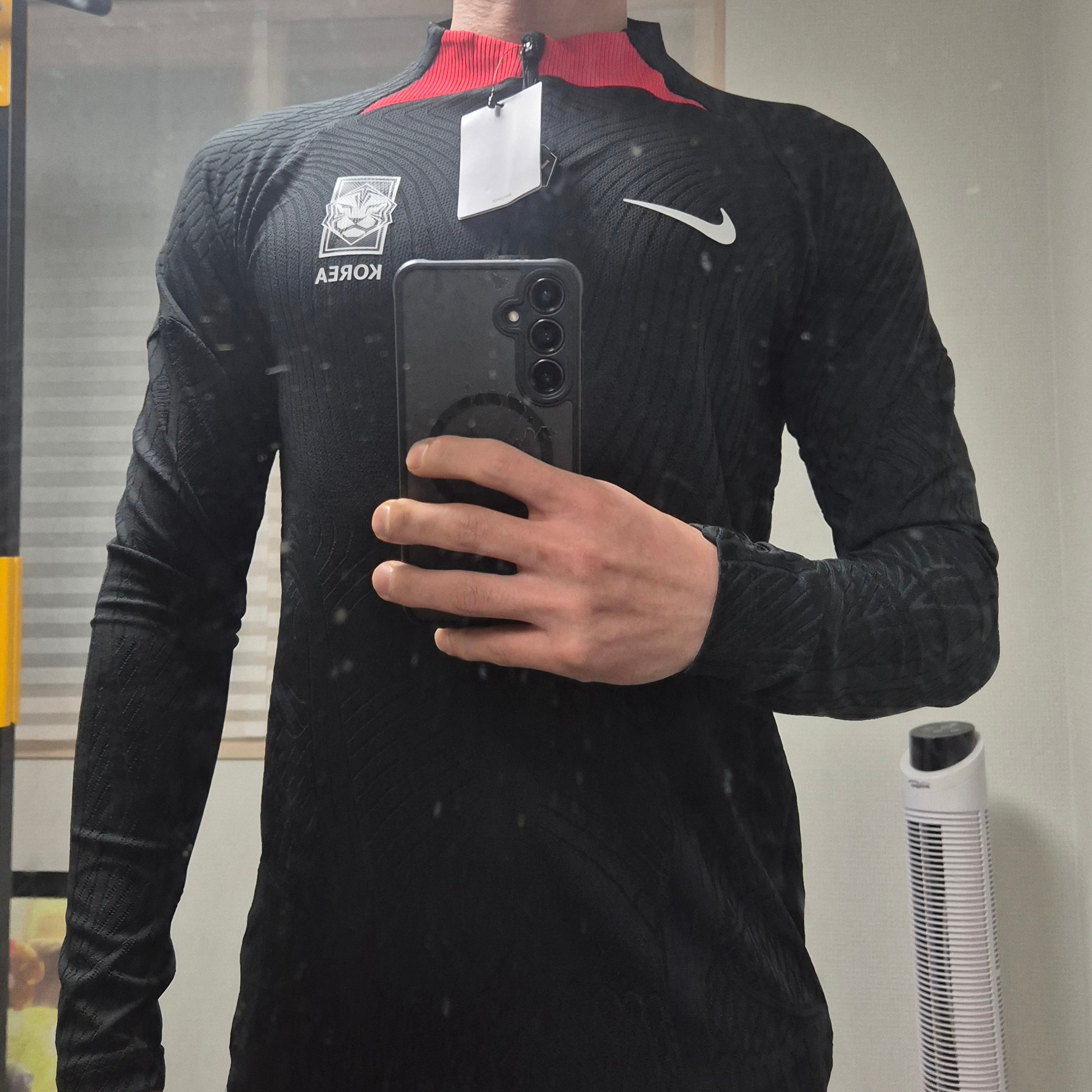 Nike Korea Strike Elite Dri-Fit Knit Soccer Drill Top Black - Asia 착용 스타일