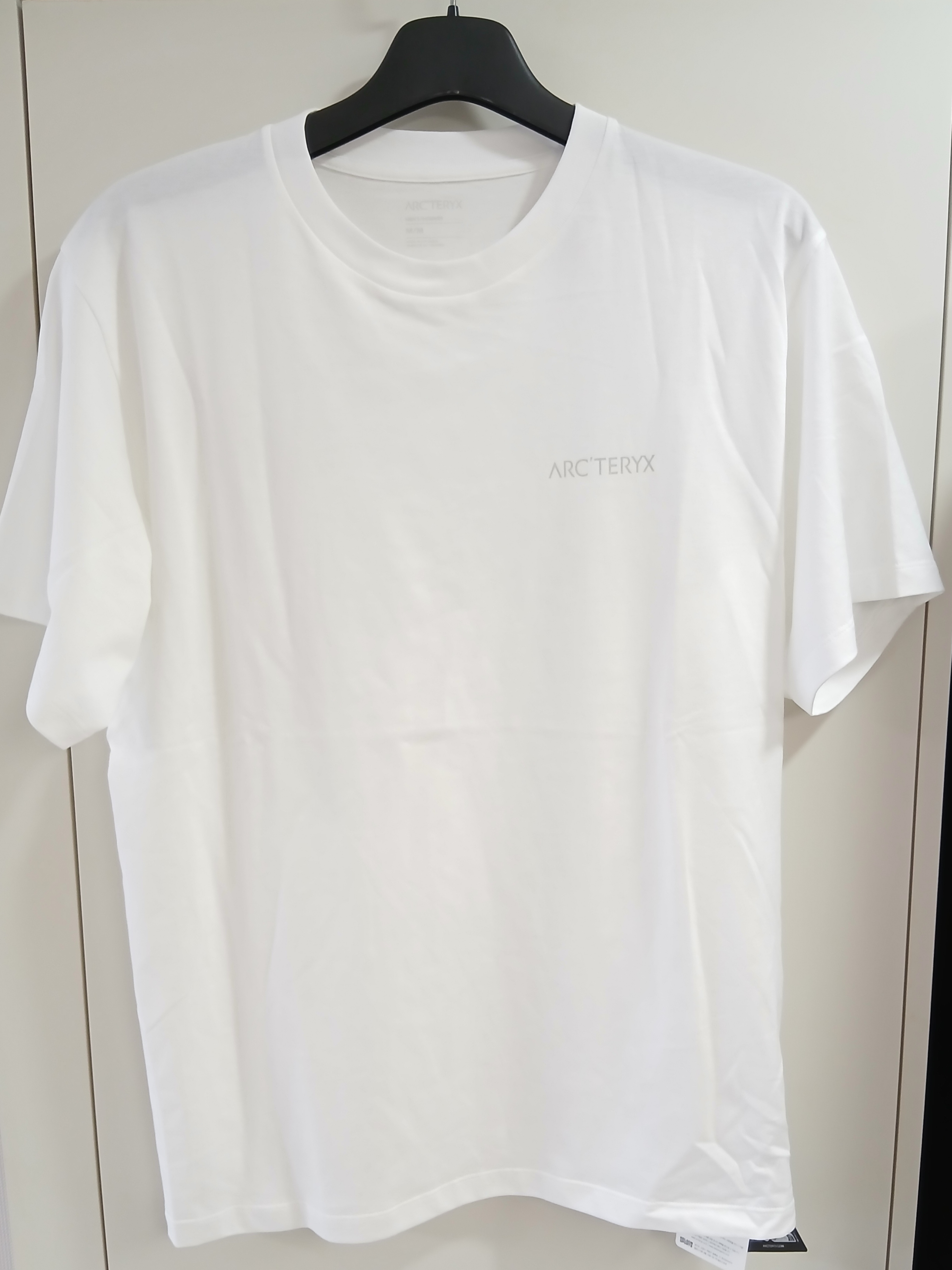 Arc'teryx Kragg SL Cotton Blurred Bird SS T-Shirt White Light Atmos 착용 스타일 - 2
