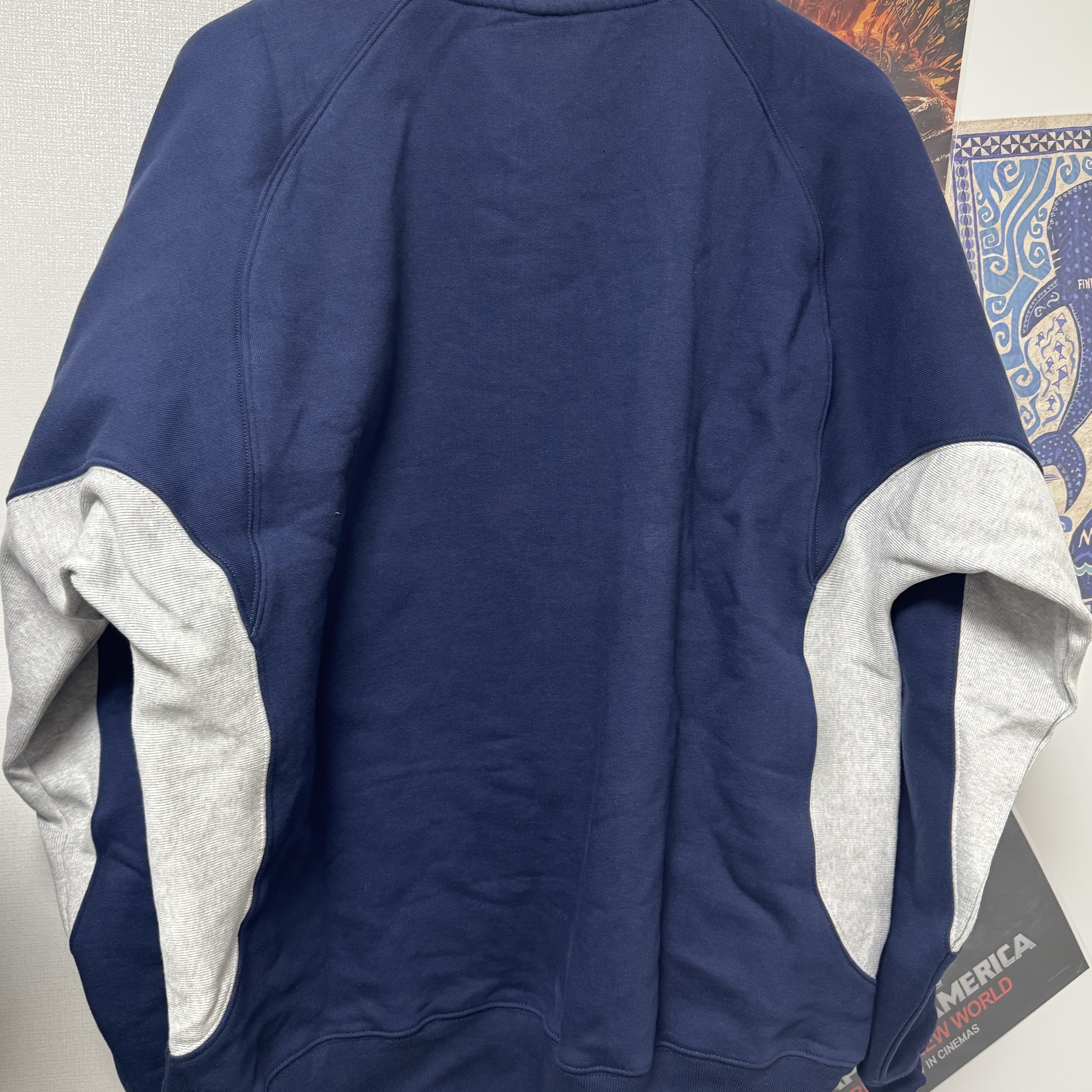 Palace Tora Tora Crew Navy - 25SS 착용 스타일 - 3