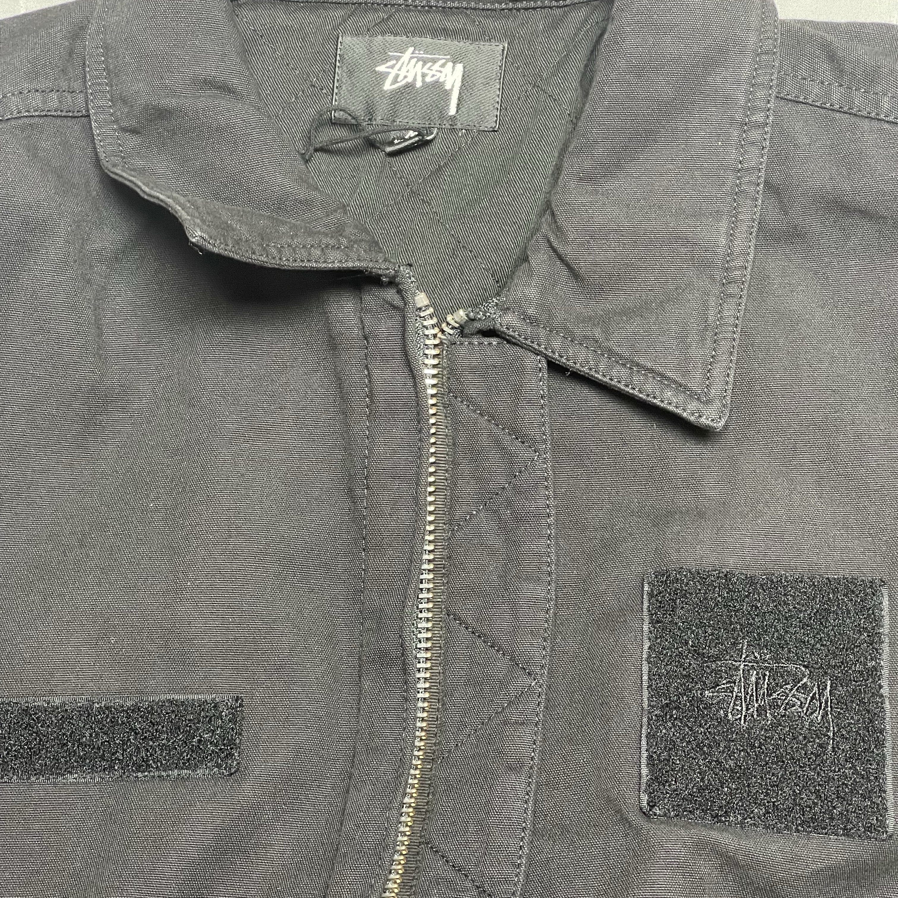 Stussy Flight Bomber Black 착용 스타일