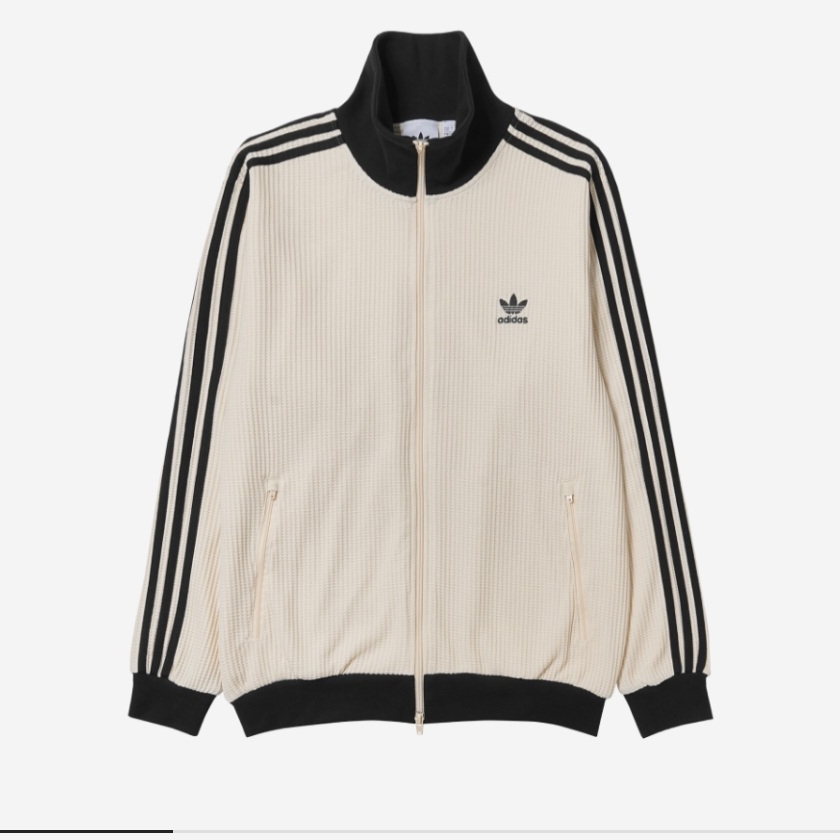 Adidas Waffle Beckenbauer Track Top Wonder White - KR Sizing 착용 스타일