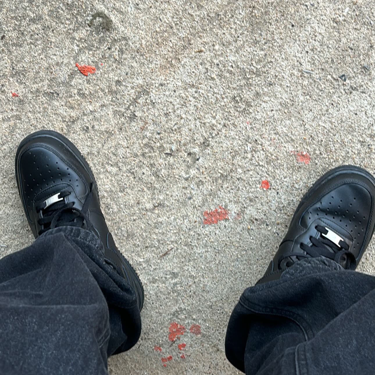 Nike Air Force 1 Mid '07 Black 착용 스타일 - 1