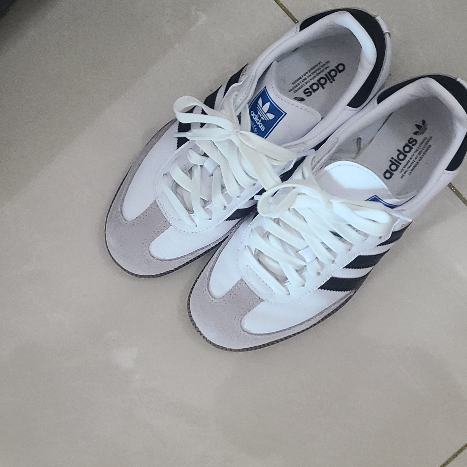 Adidas Samba OG Cloud White 착용 스타일