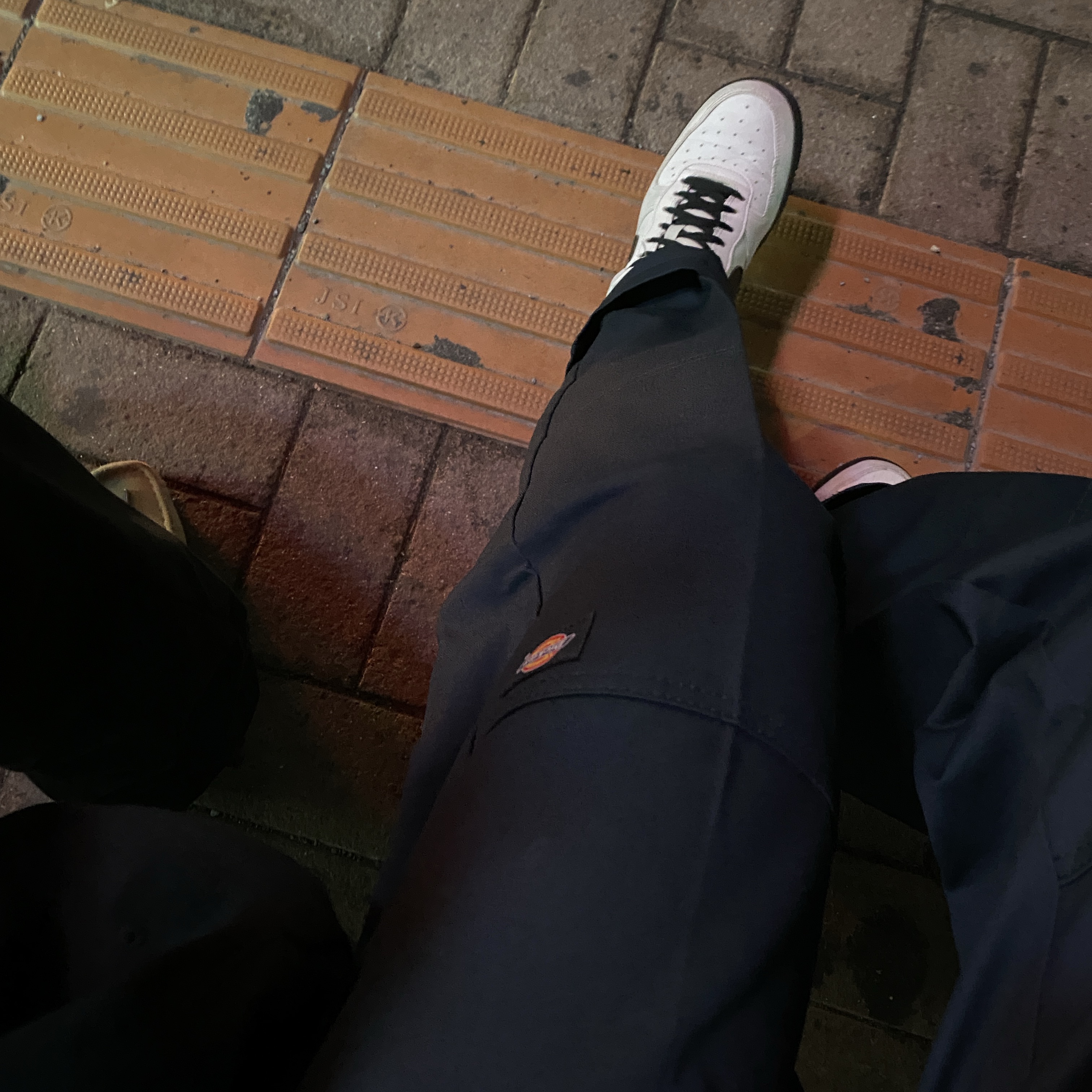 Dickies Loose Fit Double Knee Work Pants Black 착용 스타일