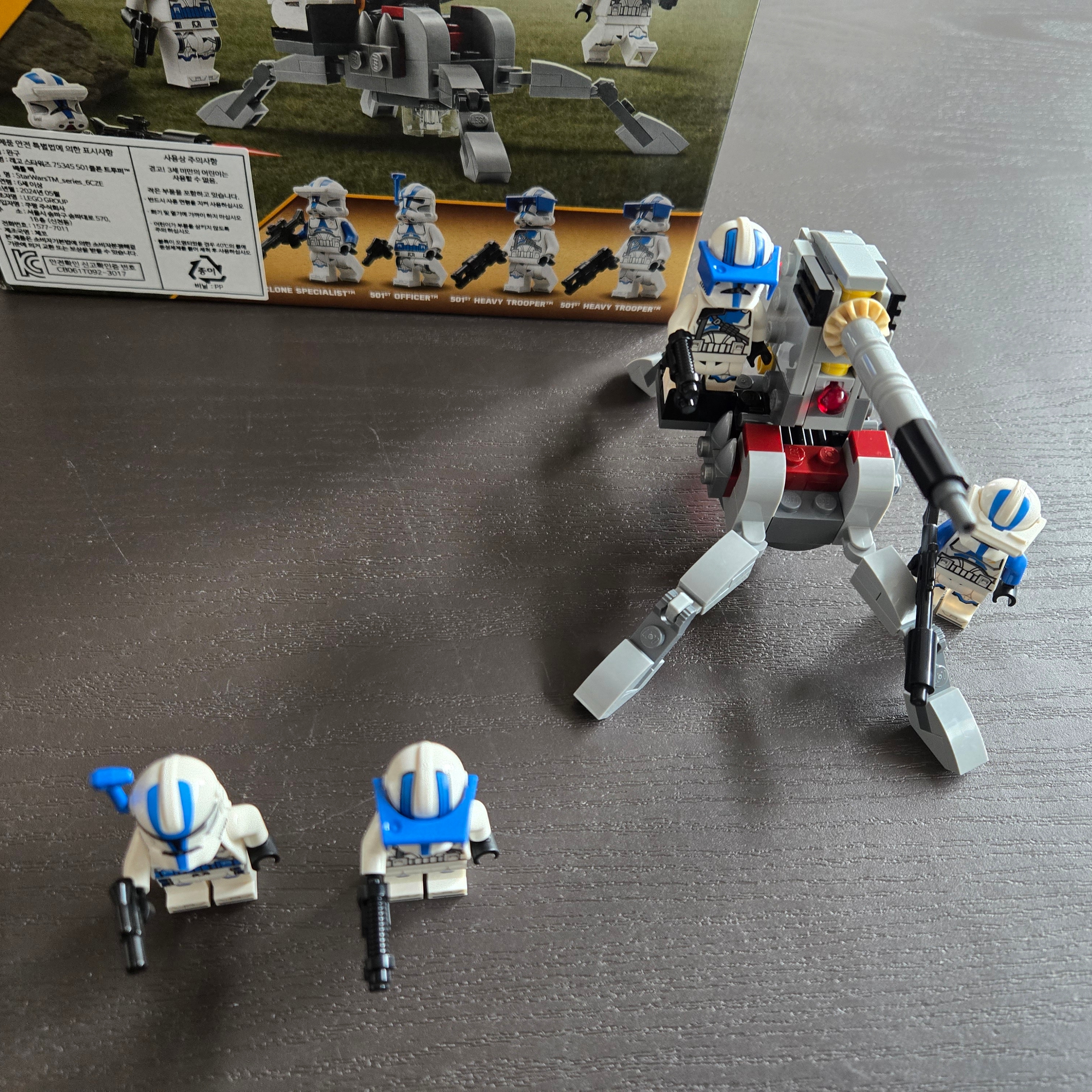 Lego Star Wars 501st Clone Troopers Battle Pack 착용 스타일 - 2